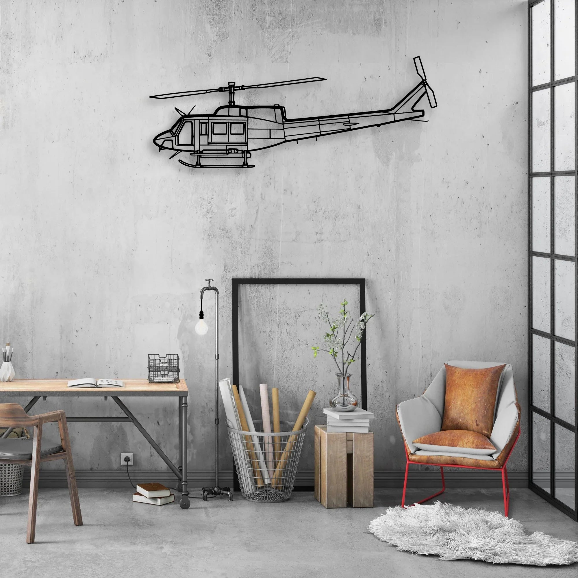 150 5 Classic Aircraft Silhouette Metal Wall Art - Aviation Hangar Decor