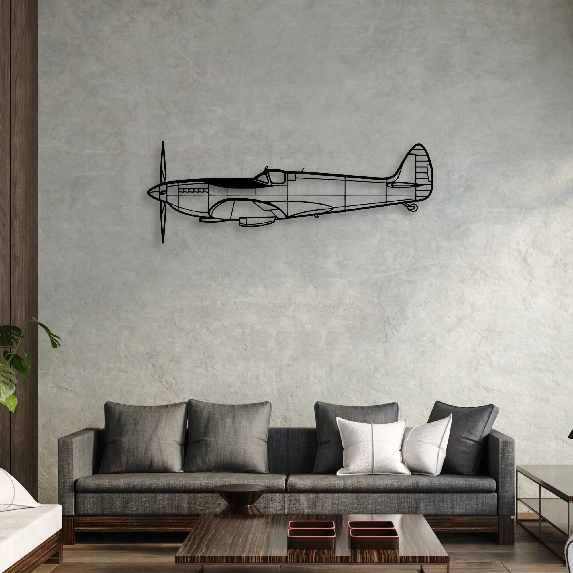 270 Turbo Renegade Classic Aircraft Silhouette Metal Wall Art - Aviation Hangar Decor