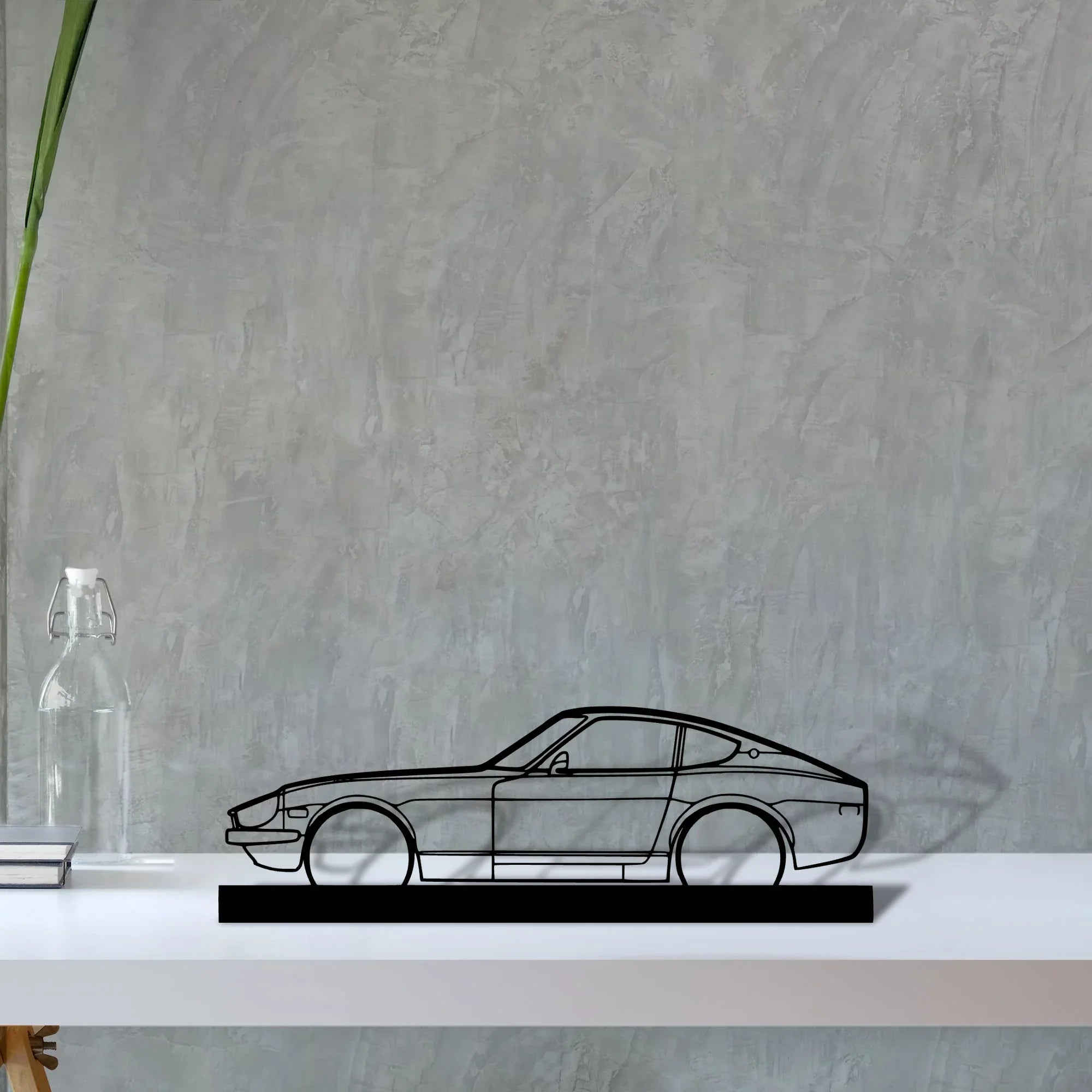 280z-coupe Silhouette Metal Art Stand - Turbo Silhouette