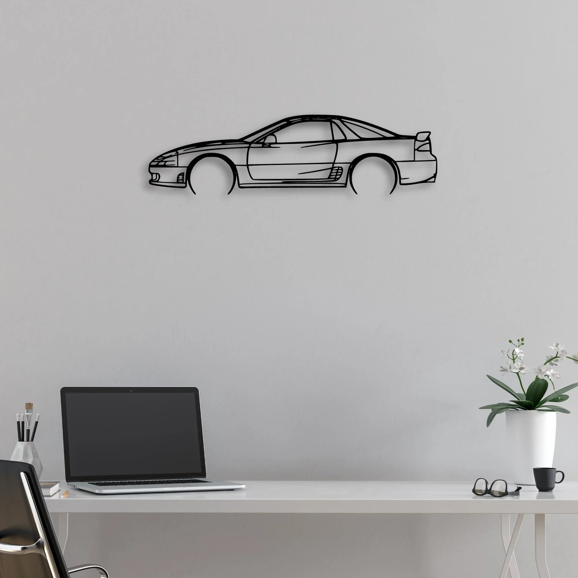 3000GT 1994 Classic Silhouette Metal Wall Art - Automotive Garage Decor