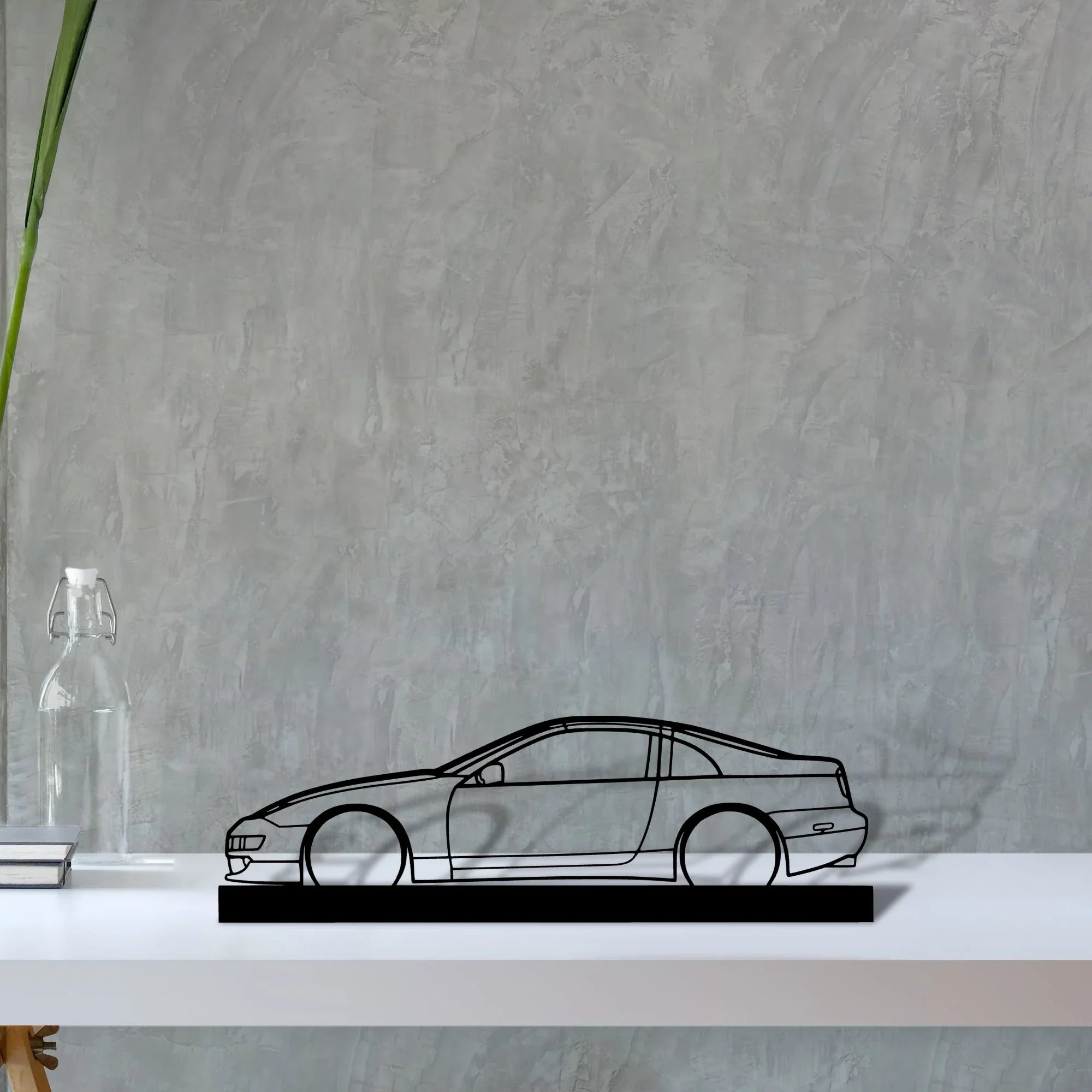 300zx Silhouette Metal Art Stand - Turbo Silhouette