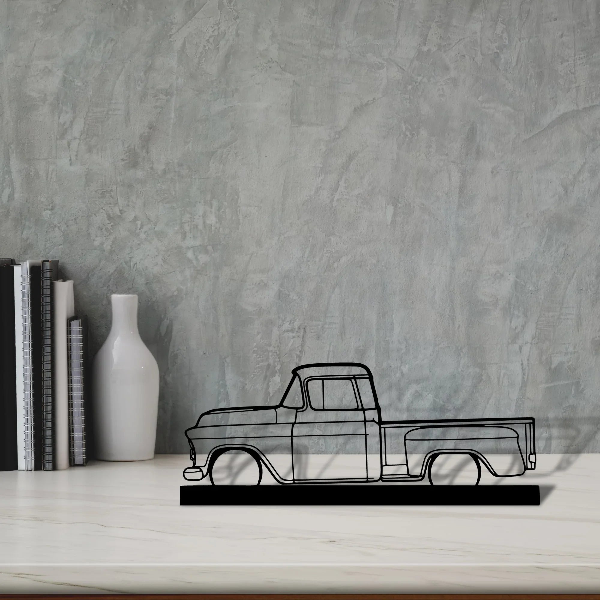3100-1957 Silhouette Metal Art Stand - Turbo Silhouette