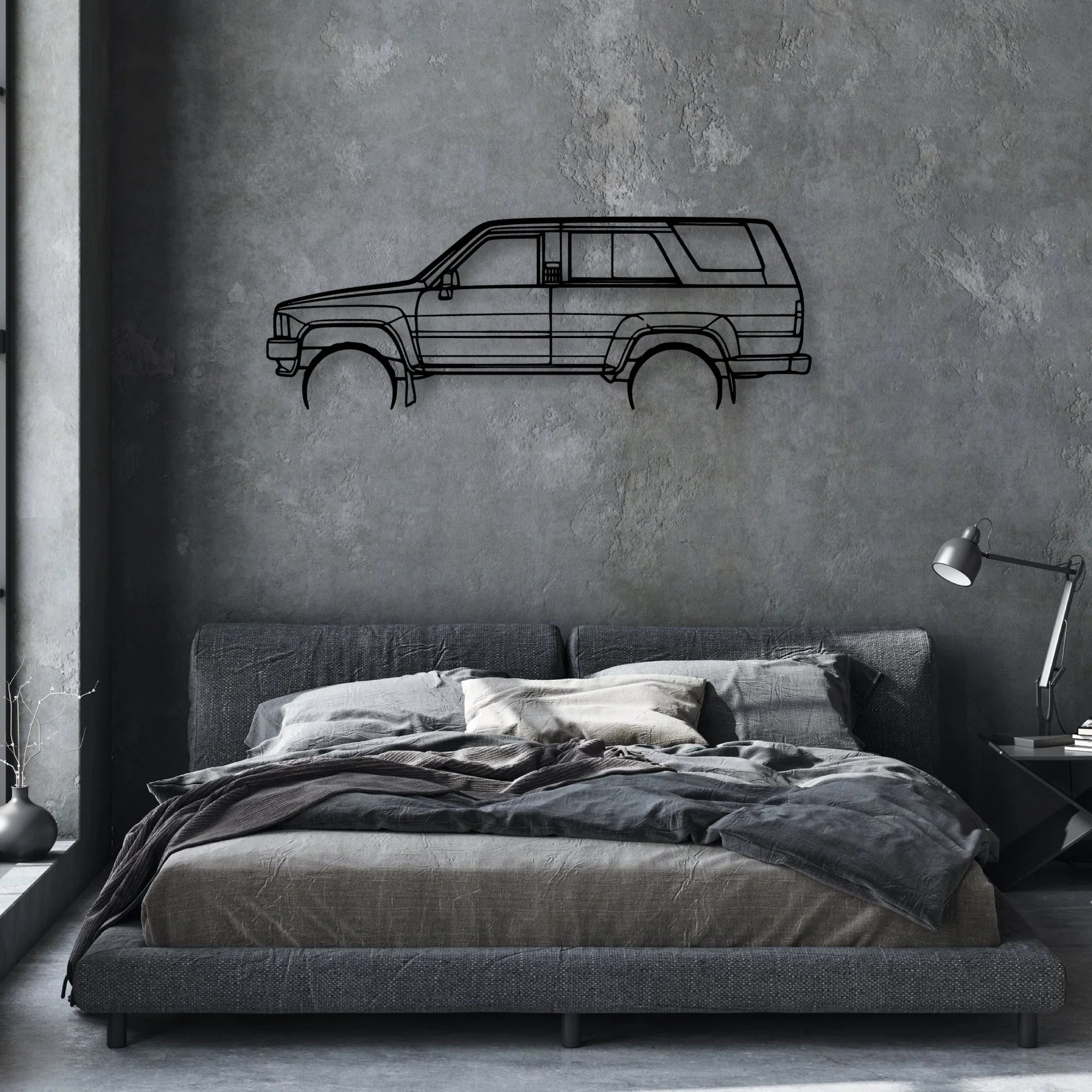 4Runner 1989 Classic Silhouette Metal Wall Art - Automotive Garage Decor