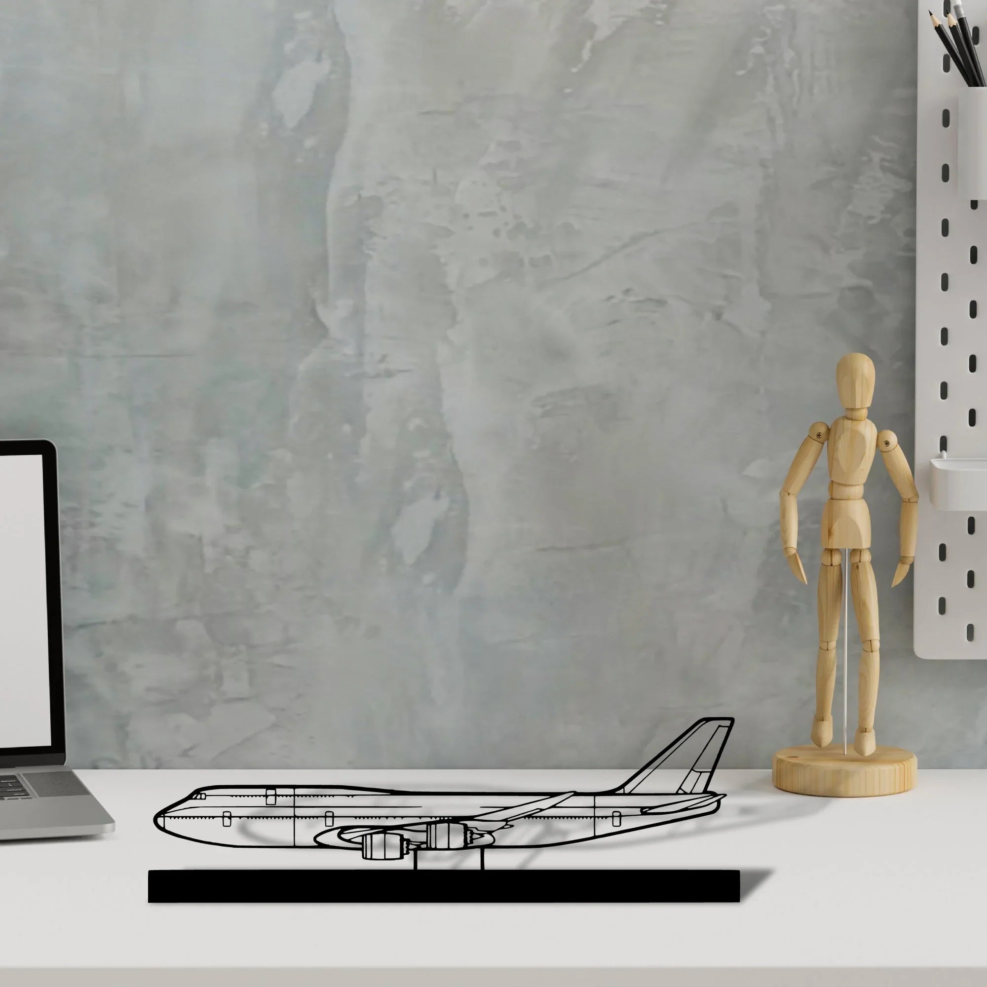 747-8-2 Silhouette Metal Art Stand - Turbo Silhouette