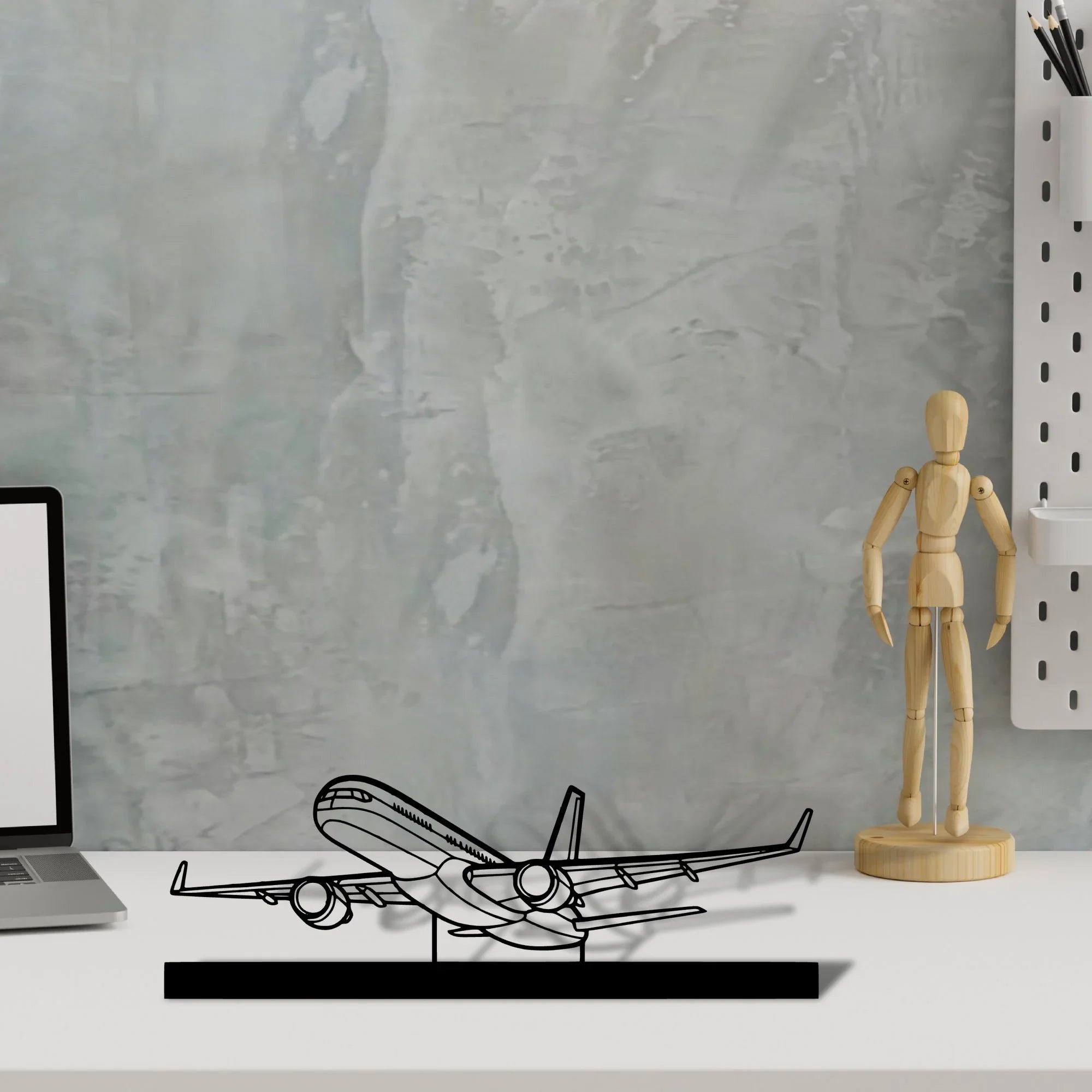 757-200-2 Silhouette Metal Art Stand - Turbo Silhouette