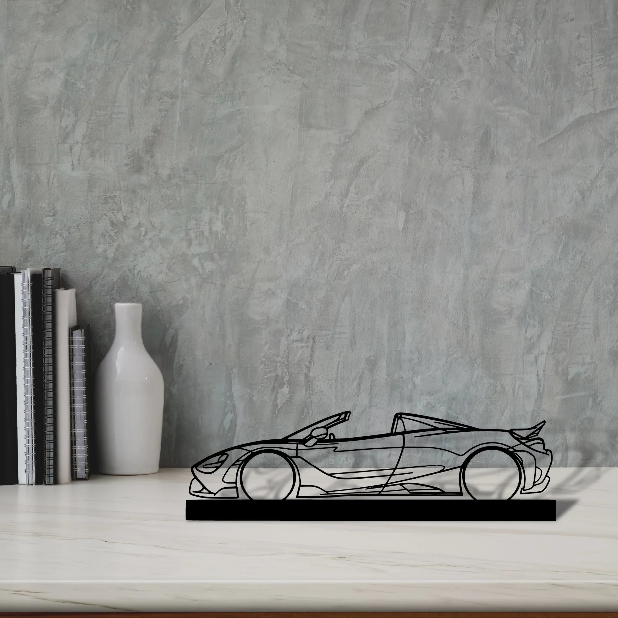 765-lt Silhouette Metal Art Stand - Turbo Silhouette