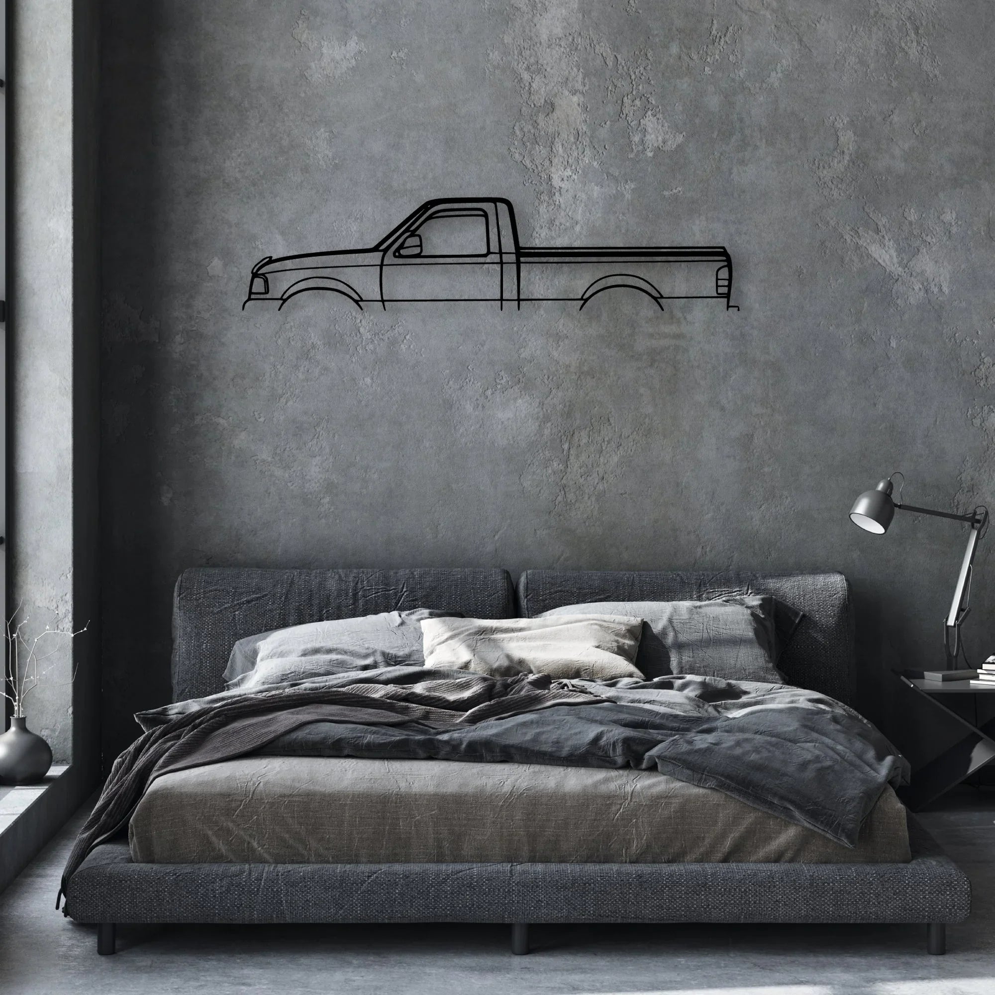 Ranger 1994 Classic Silhouette Metal Wall Art - Automotive Garage Decor