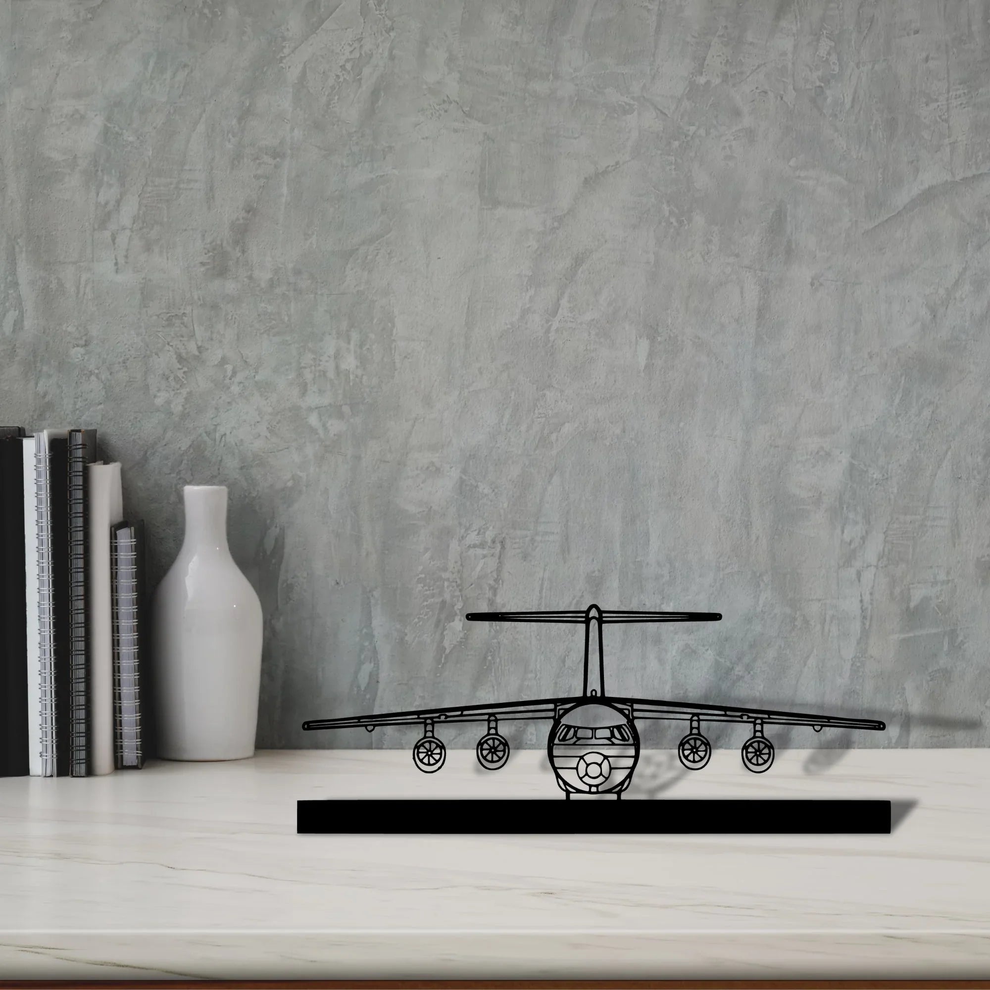 bae-146 Silhouette Metal Art Stand - Turbo Silhouette