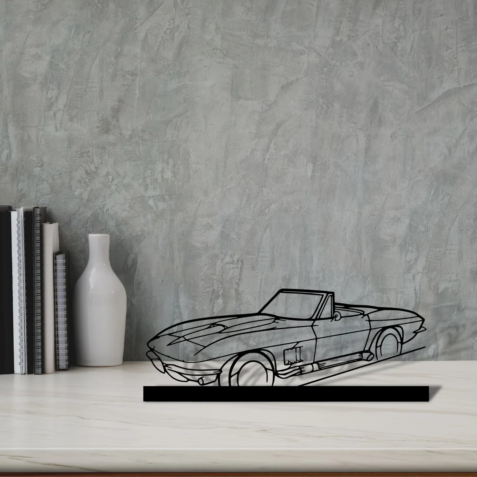 c2 Silhouette Metal Art Stand - Turbo Silhouette
