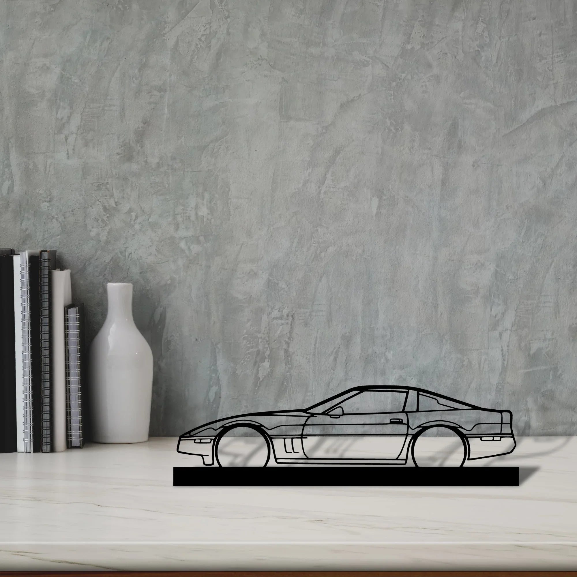 c4 Silhouette Metal Art Stand - Turbo Silhouette