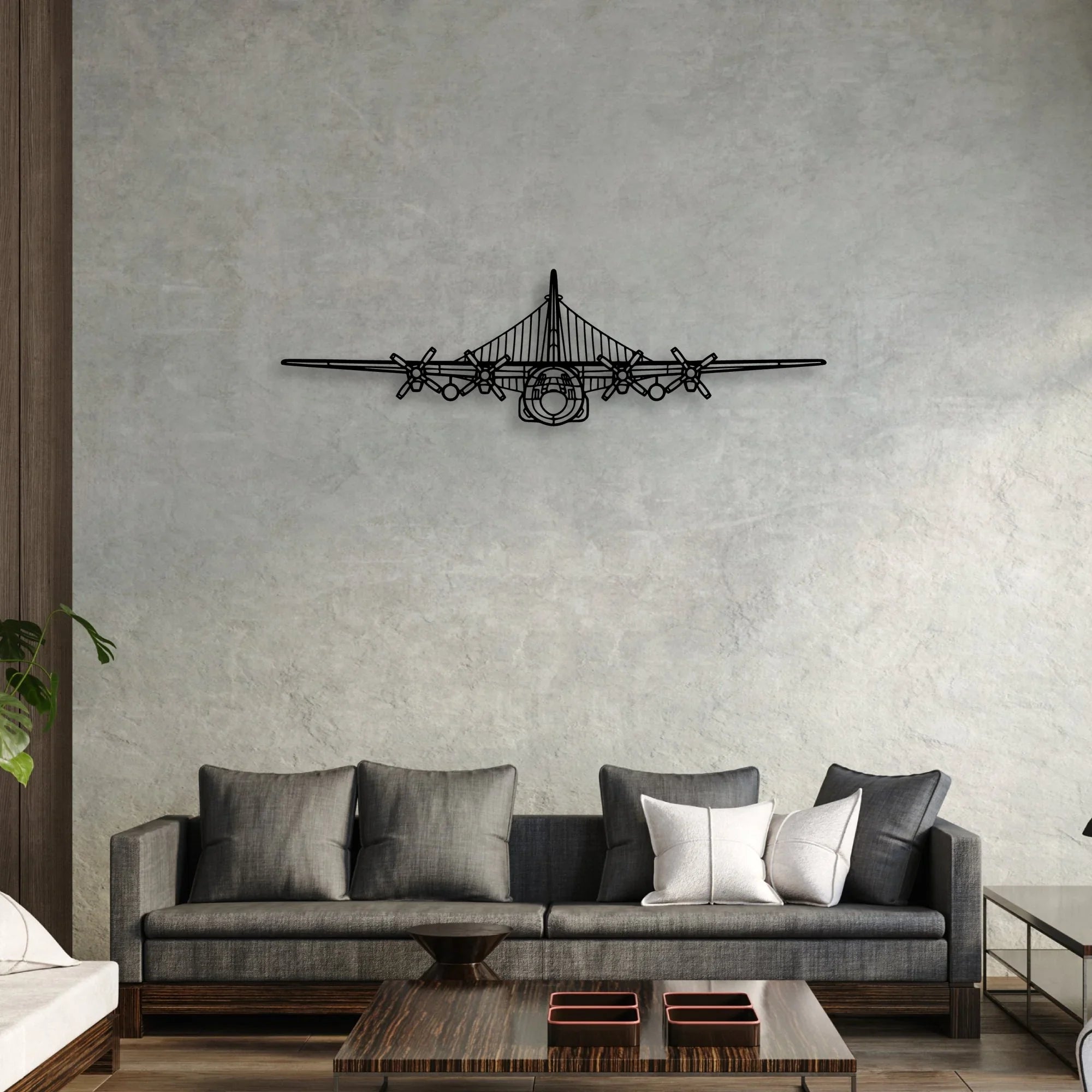 Citabria 3 Classic Aircraft Silhouette Metal Wall Art - Aviation Hangar Decor