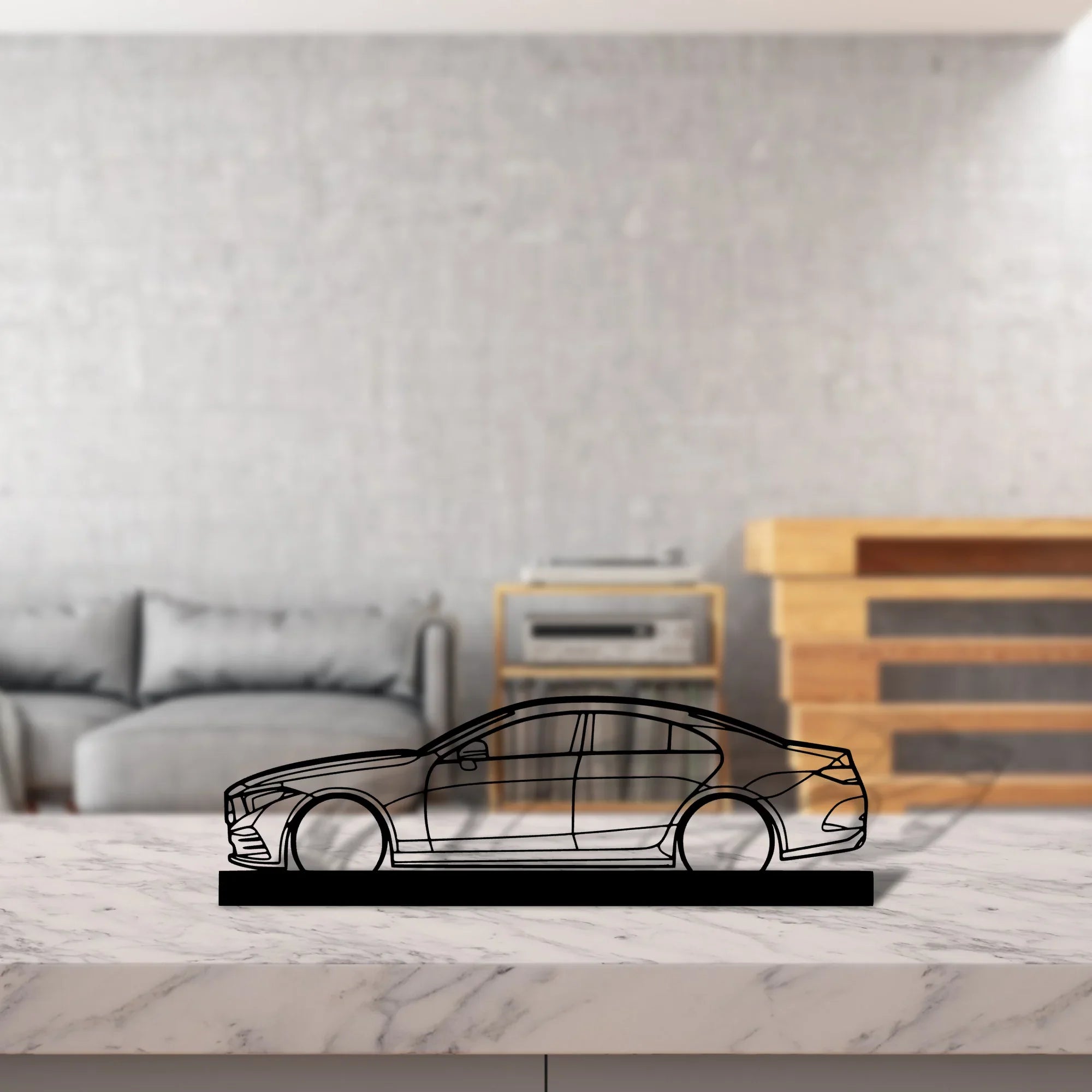 cls-2013 Silhouette Metal Art Stand - Turbo Silhouette