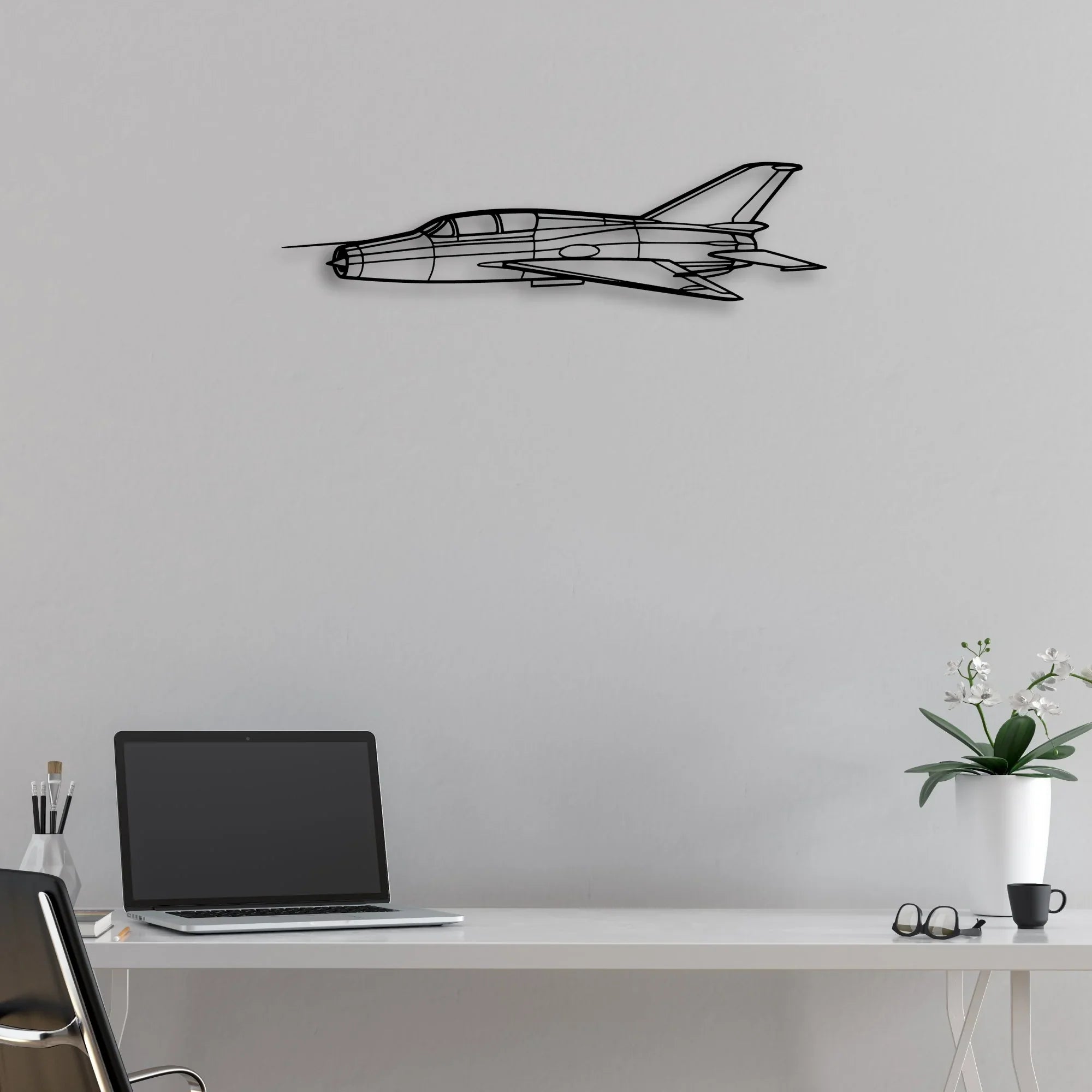 CP-107 Argus Classic Aircraft Silhouette Metal Wall Art - Aviation Hangar Decor