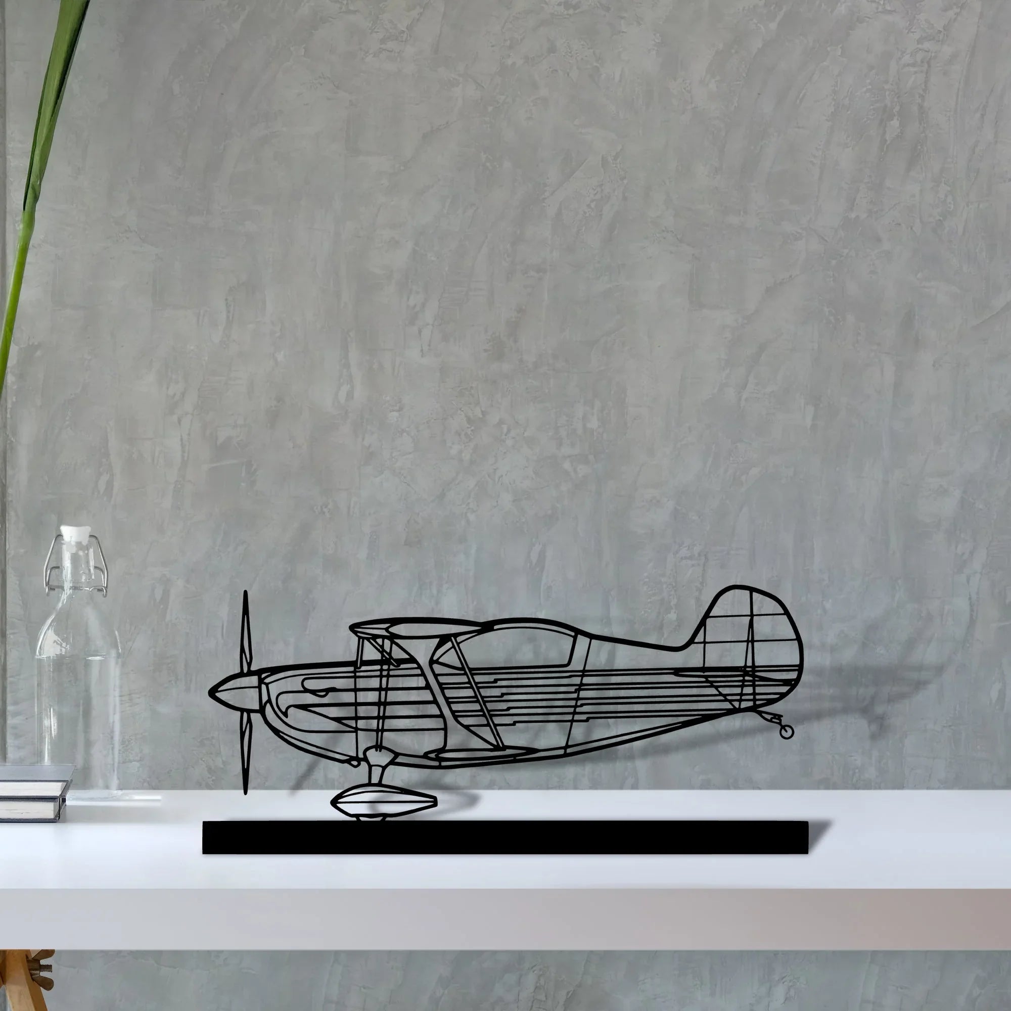 eagle-ii-2 Silhouette Metal Art Stand - Turbo Silhouette