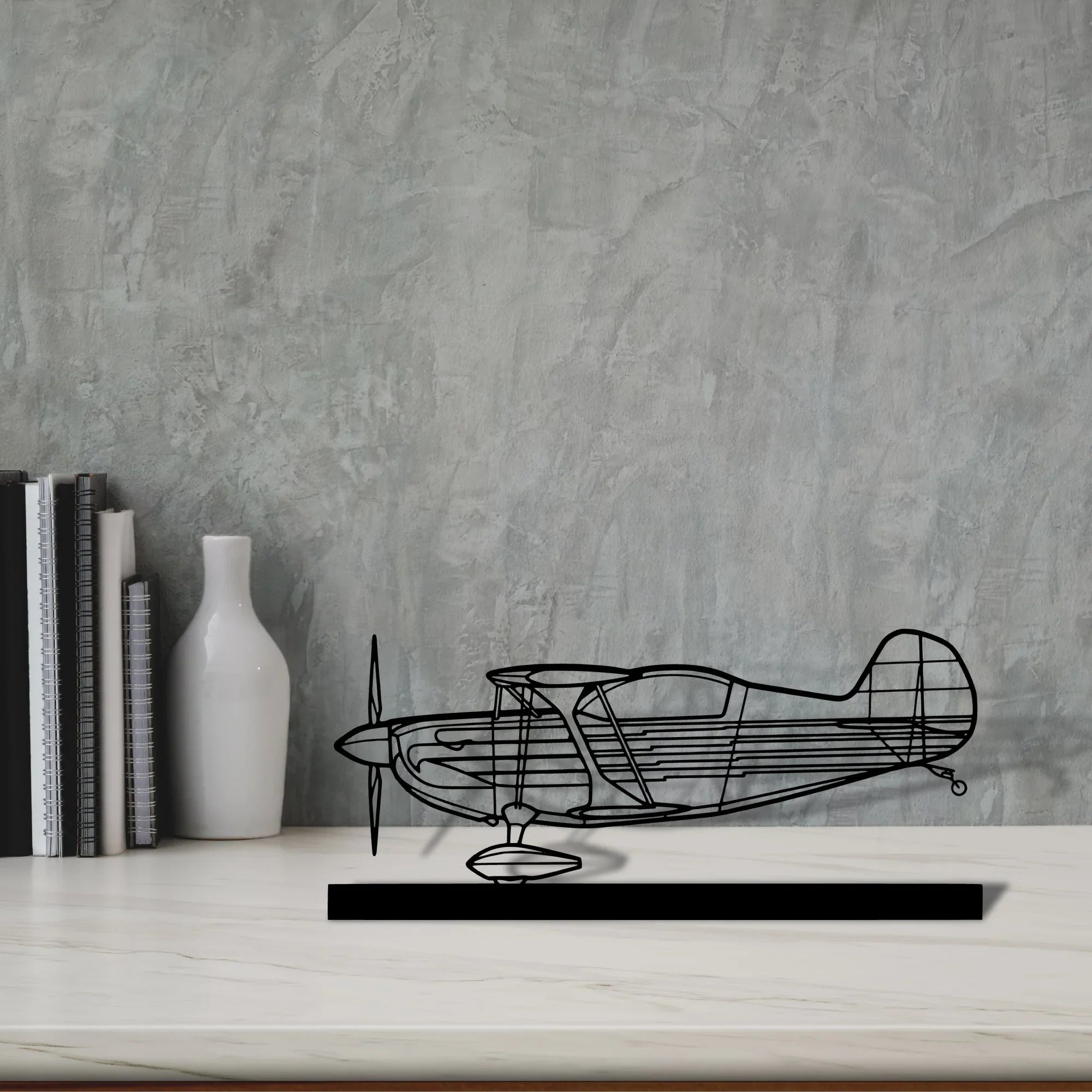 eagle-ii-2 Silhouette Metal Art Stand - Turbo Silhouette