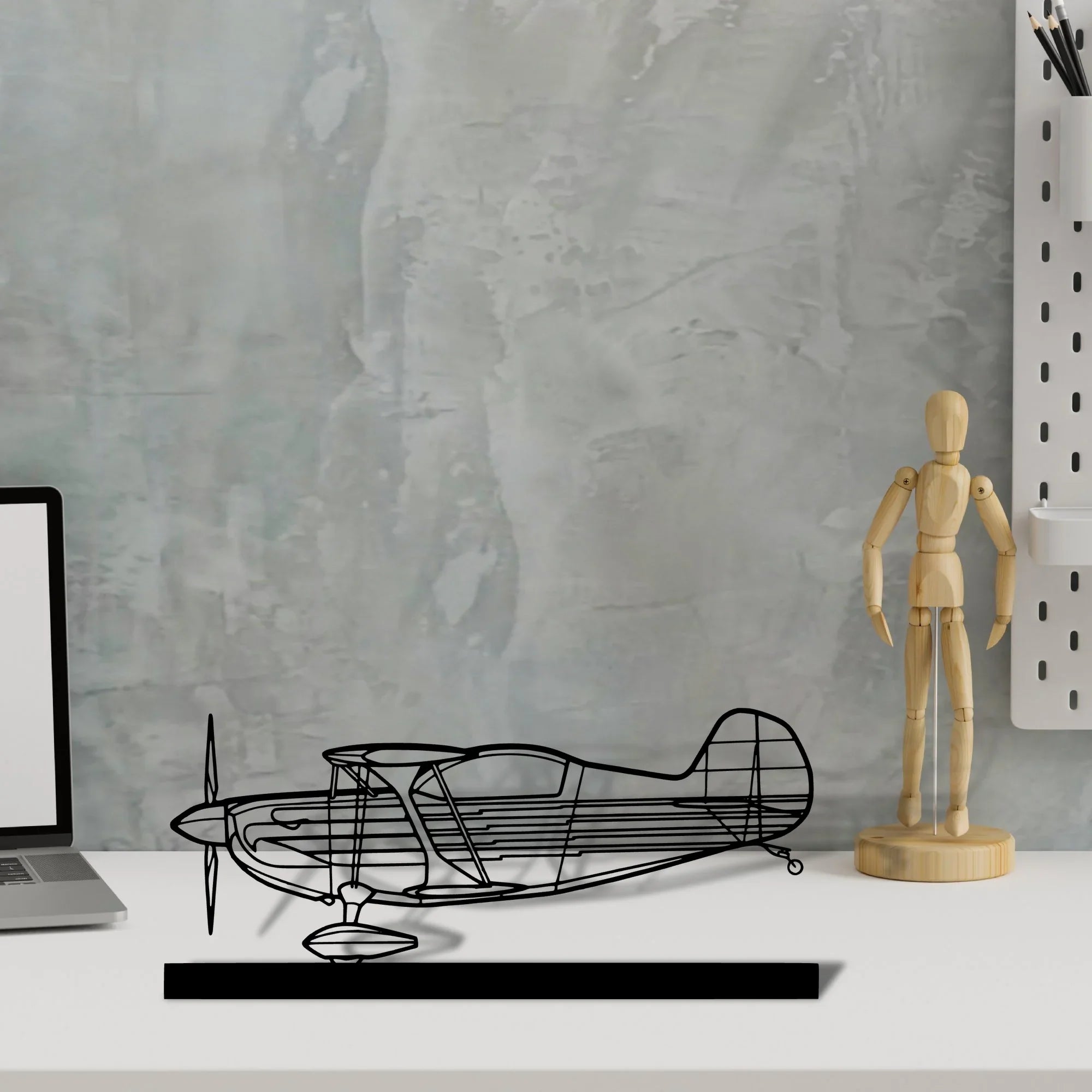 eagle-ii-2 Silhouette Metal Art Stand - Turbo Silhouette