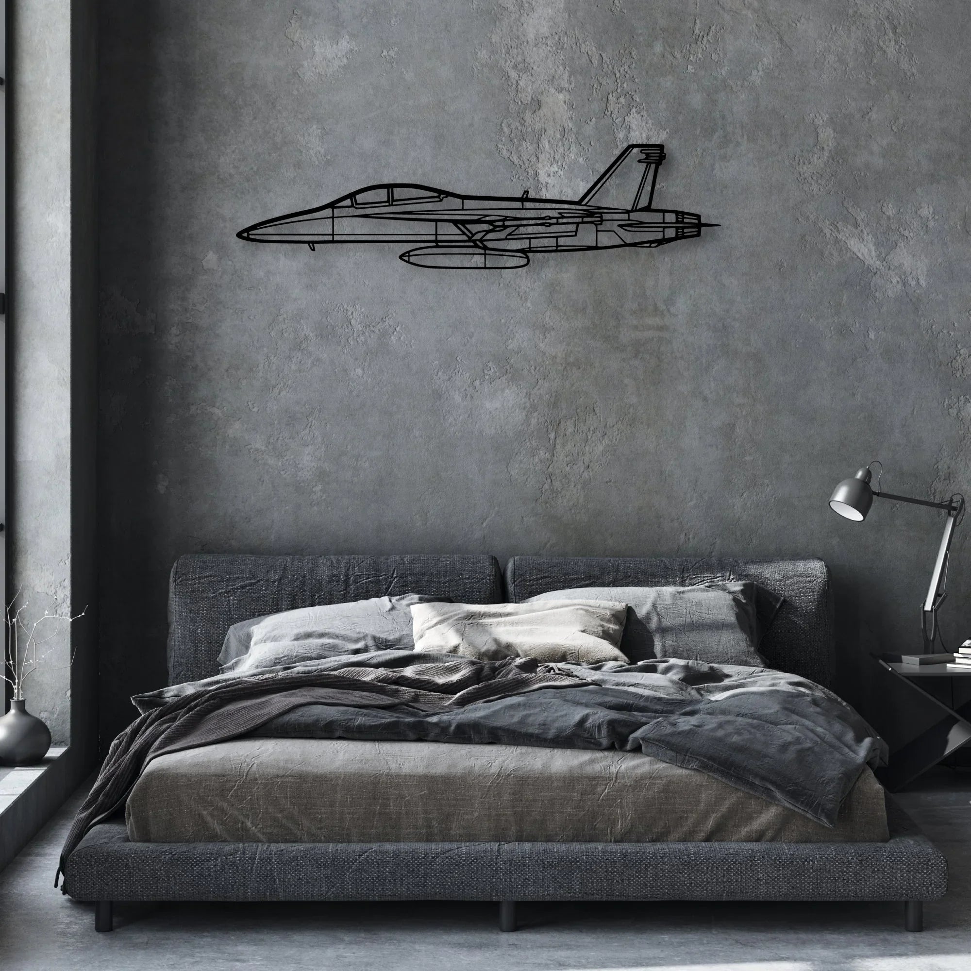 EC-130H Compass Call Classic Aircraft Silhouette Metal Wall Art - Aviation Hangar Decor