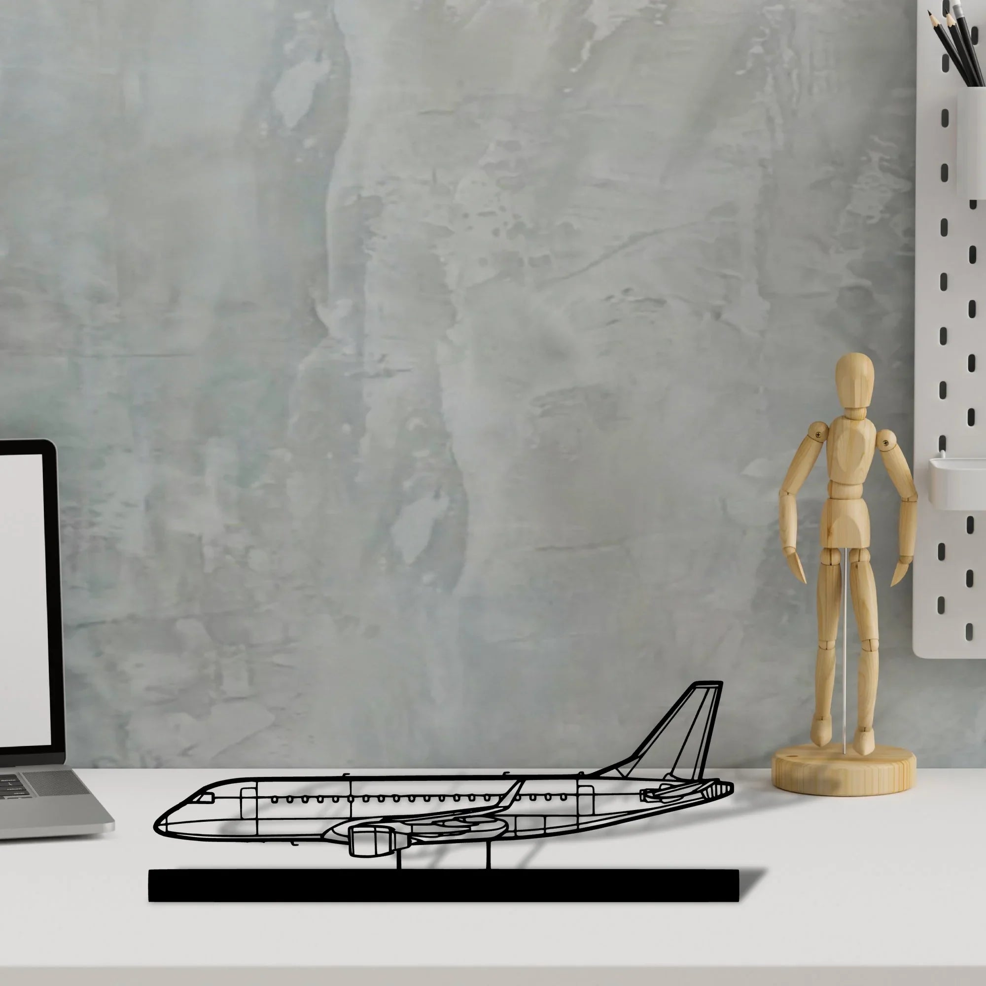 emj-175-2 Silhouette Metal Art Stand - Turbo Silhouette
