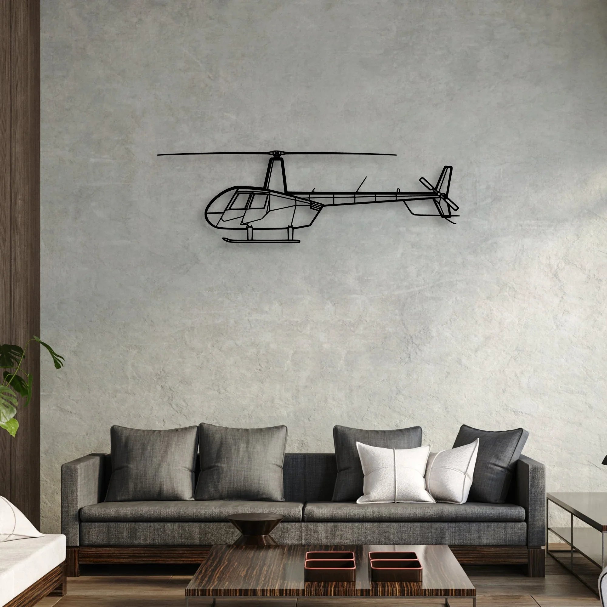 Falcon 900EX 2 Classic Aircraft Silhouette Metal Wall Art - Aviation Hangar Decor