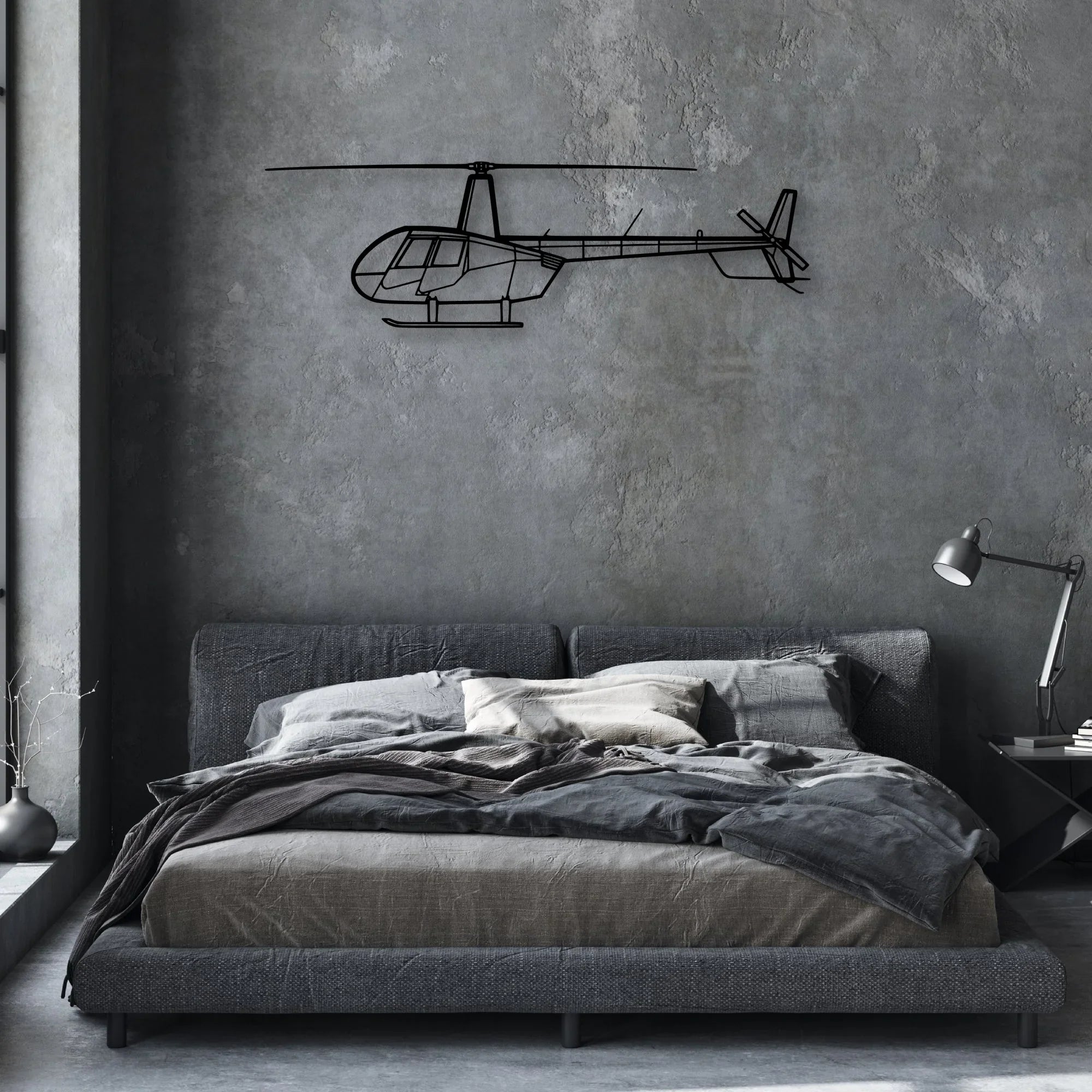 Falcon 900EX 2 Classic Aircraft Silhouette Metal Wall Art - Aviation Hangar Decor