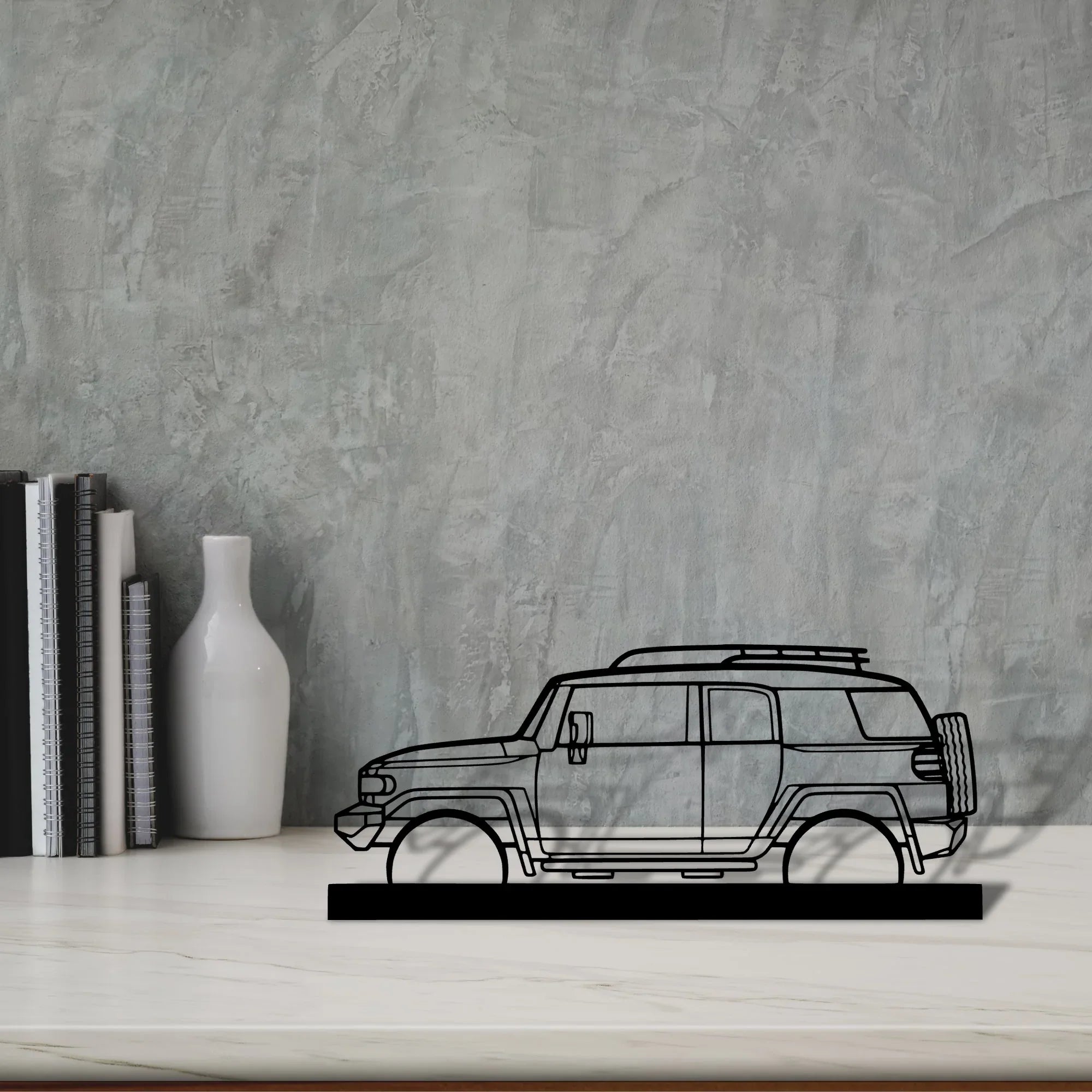 fj-cruiser-2008 Silhouette Metal Art Stand - Turbo Silhouette