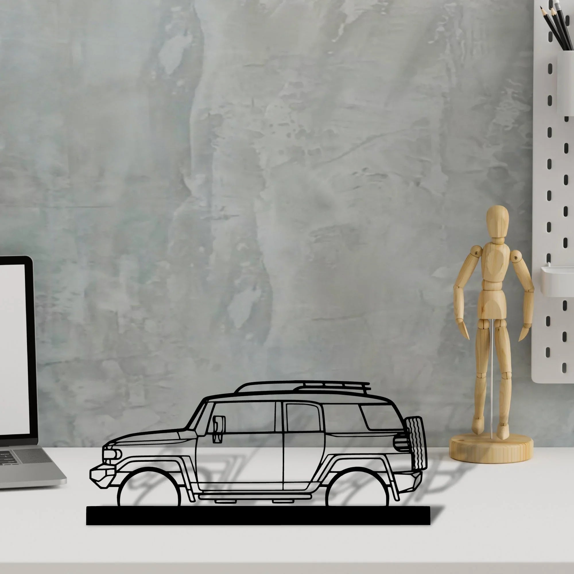 fj-cruiser-2008 Silhouette Metal Art Stand - Turbo Silhouette