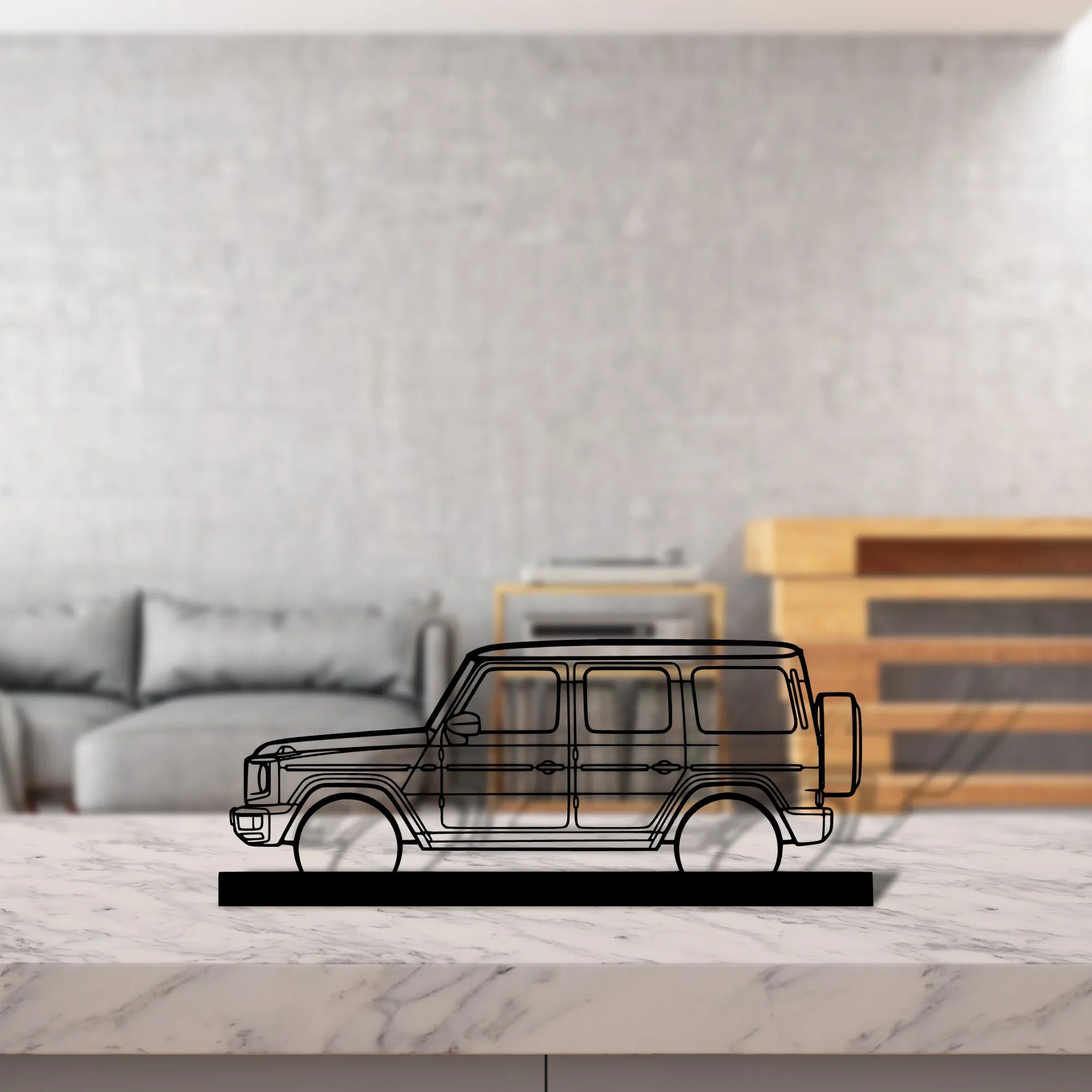 g63-amg-2021 Silhouette Metal Art Stand - Turbo Silhouette