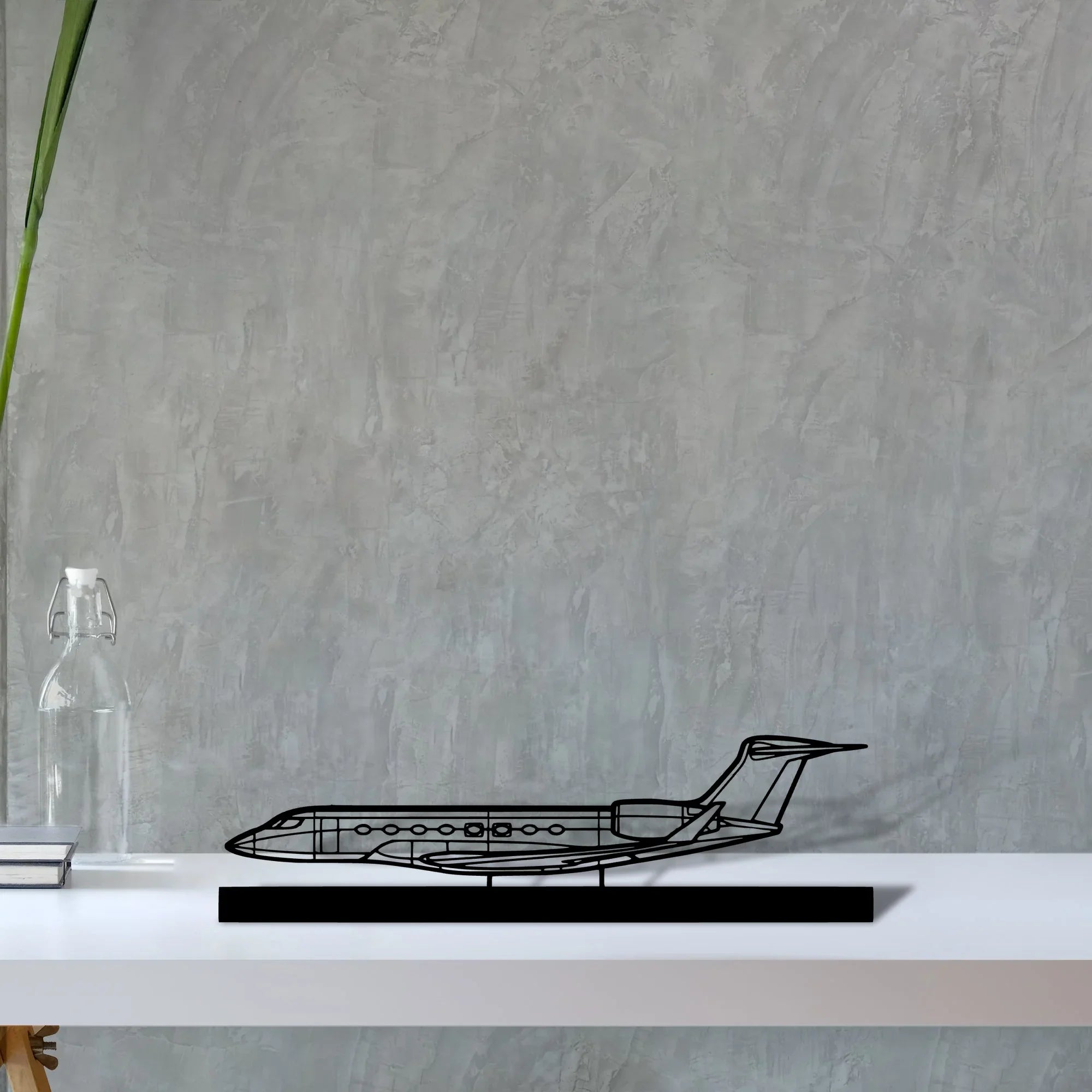 g650-3 Silhouette Metal Art Stand - Turbo Silhouette