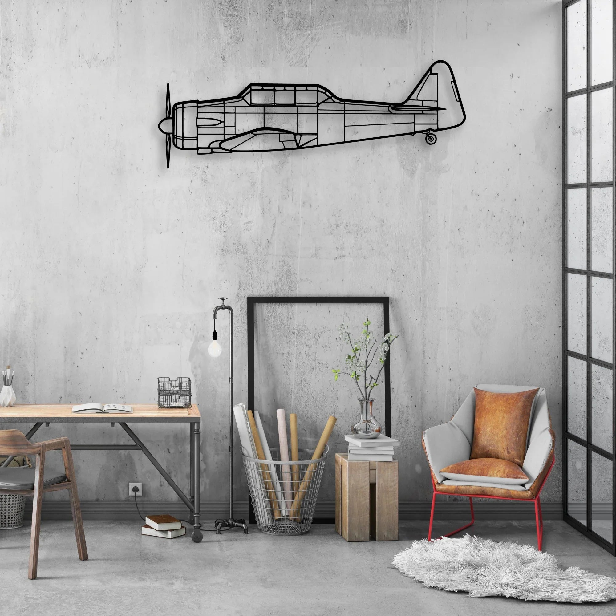 G650 Classic Aircraft Silhouette Metal Wall Art - Aviation Hangar Decor