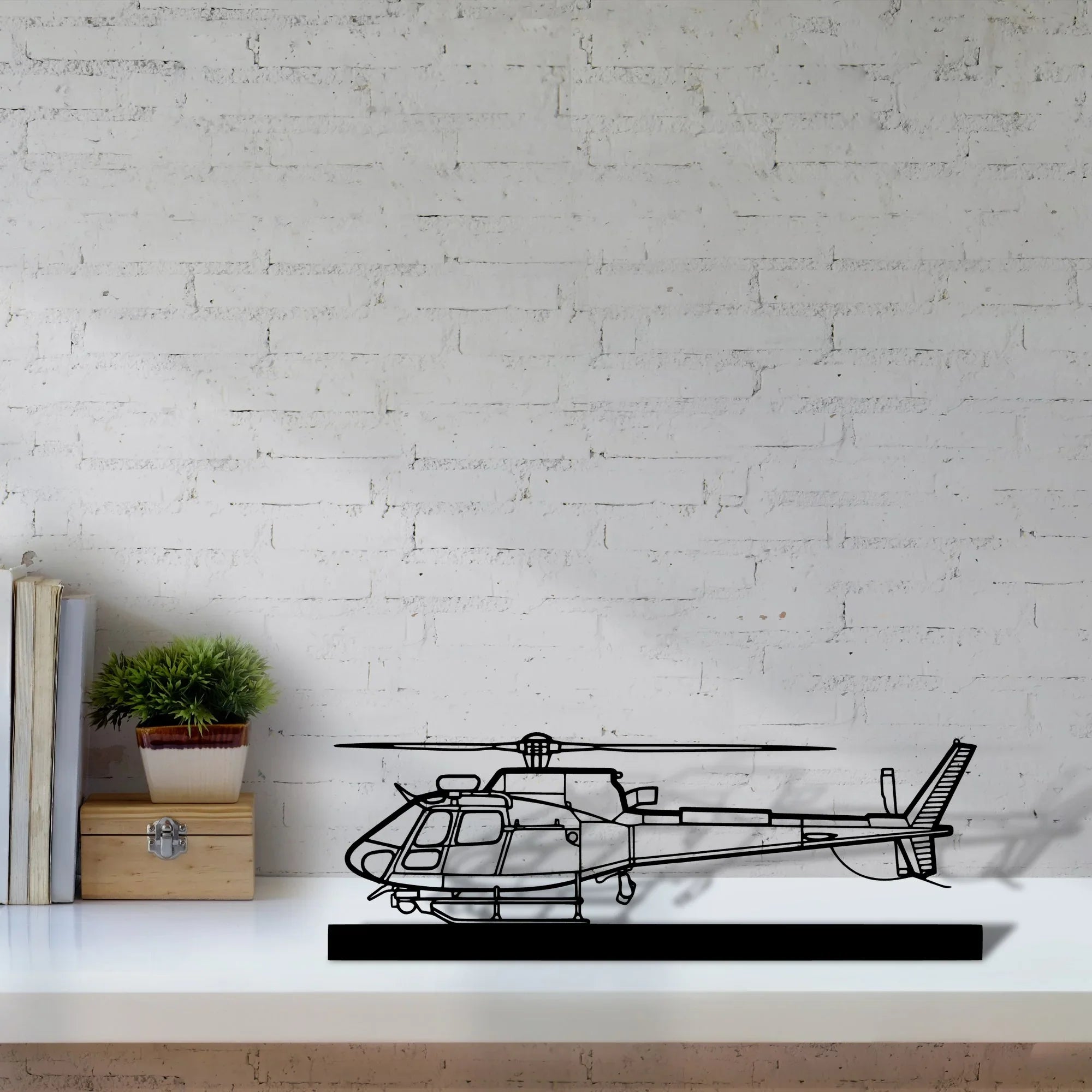 h125e Silhouette Metal Art Stand - Turbo Silhouette