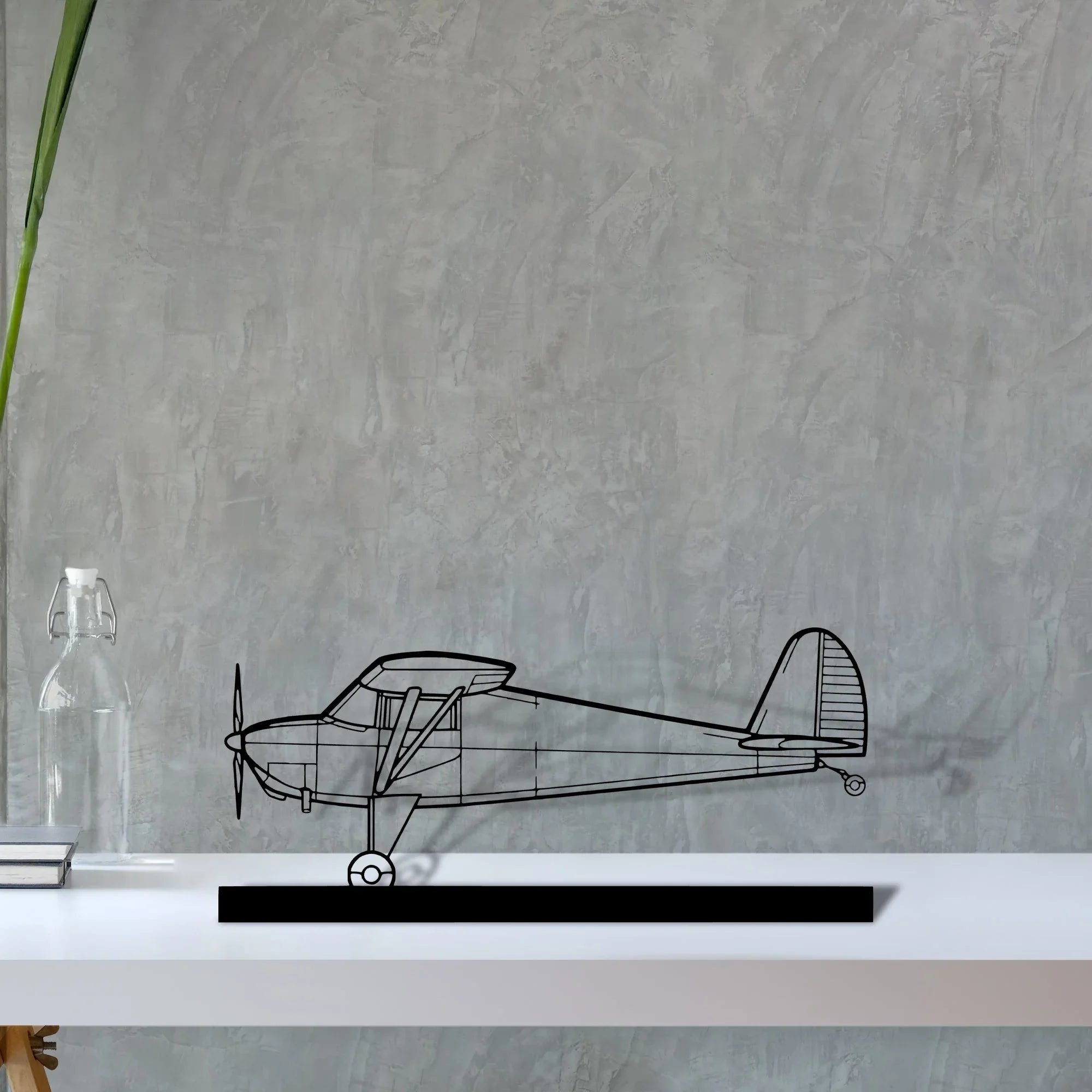 luscombe-8a Silhouette Metal Art Stand - Turbo Silhouette