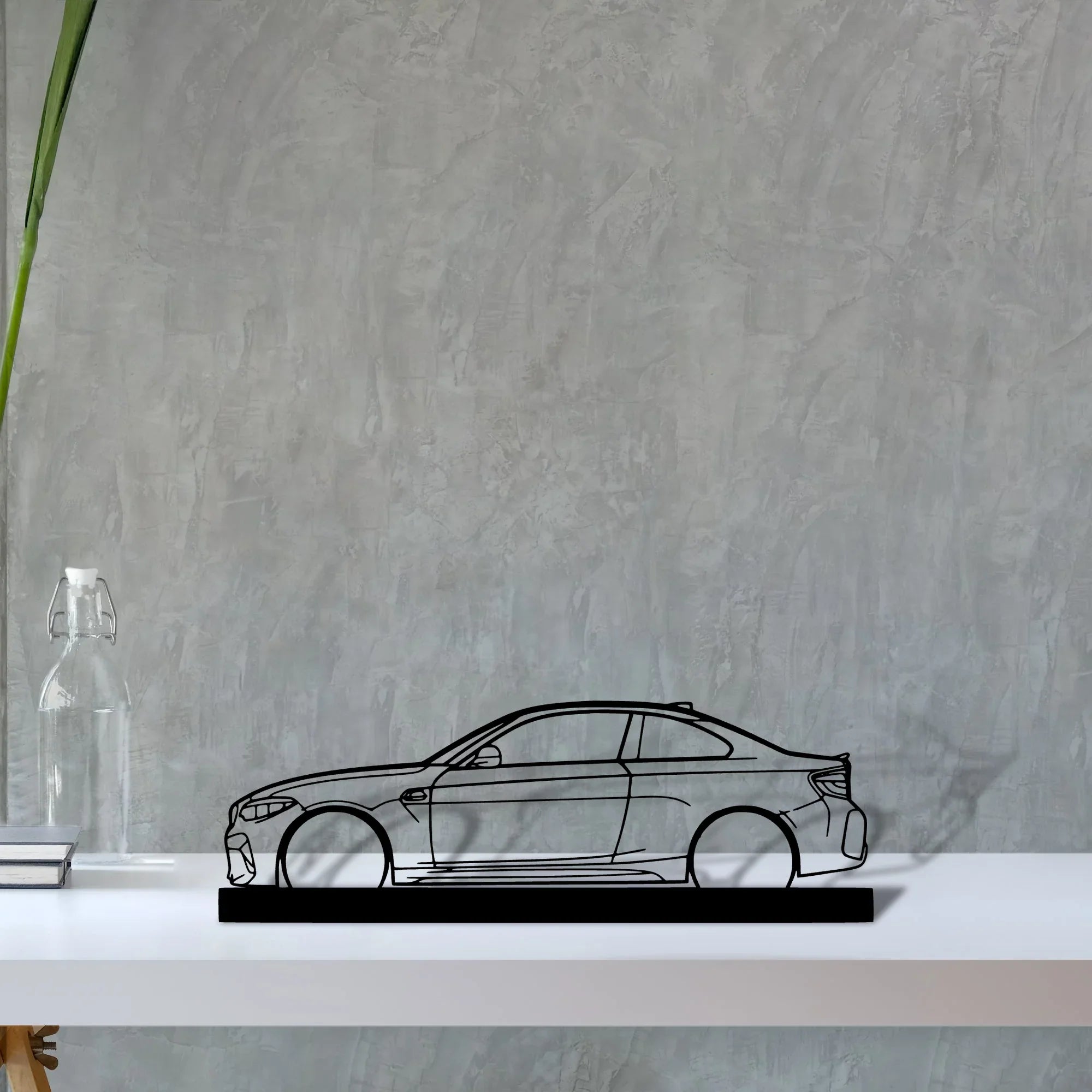 m2-f87-comp-2018 Silhouette Metal Art Stand - Turbo Silhouette