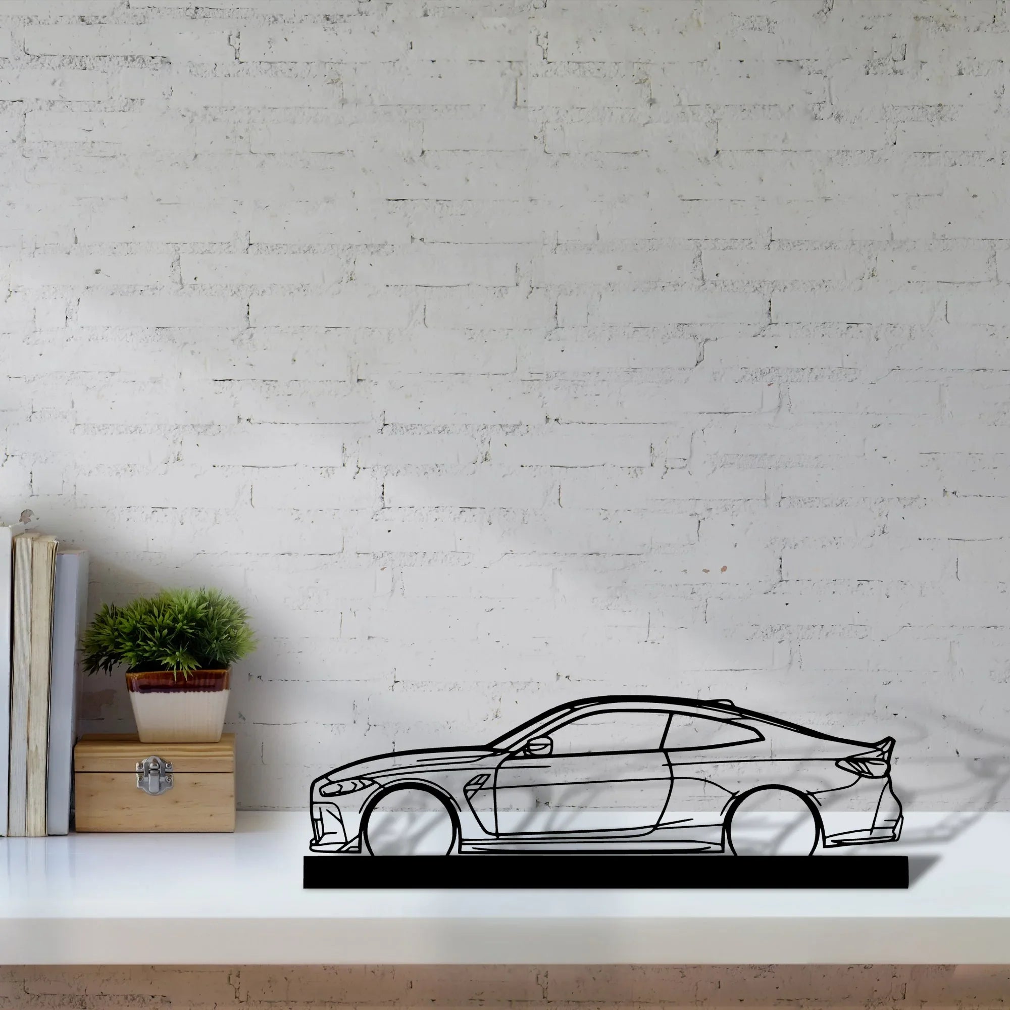 m4-csl-g82 Silhouette Metal Art Stand - Turbo Silhouette