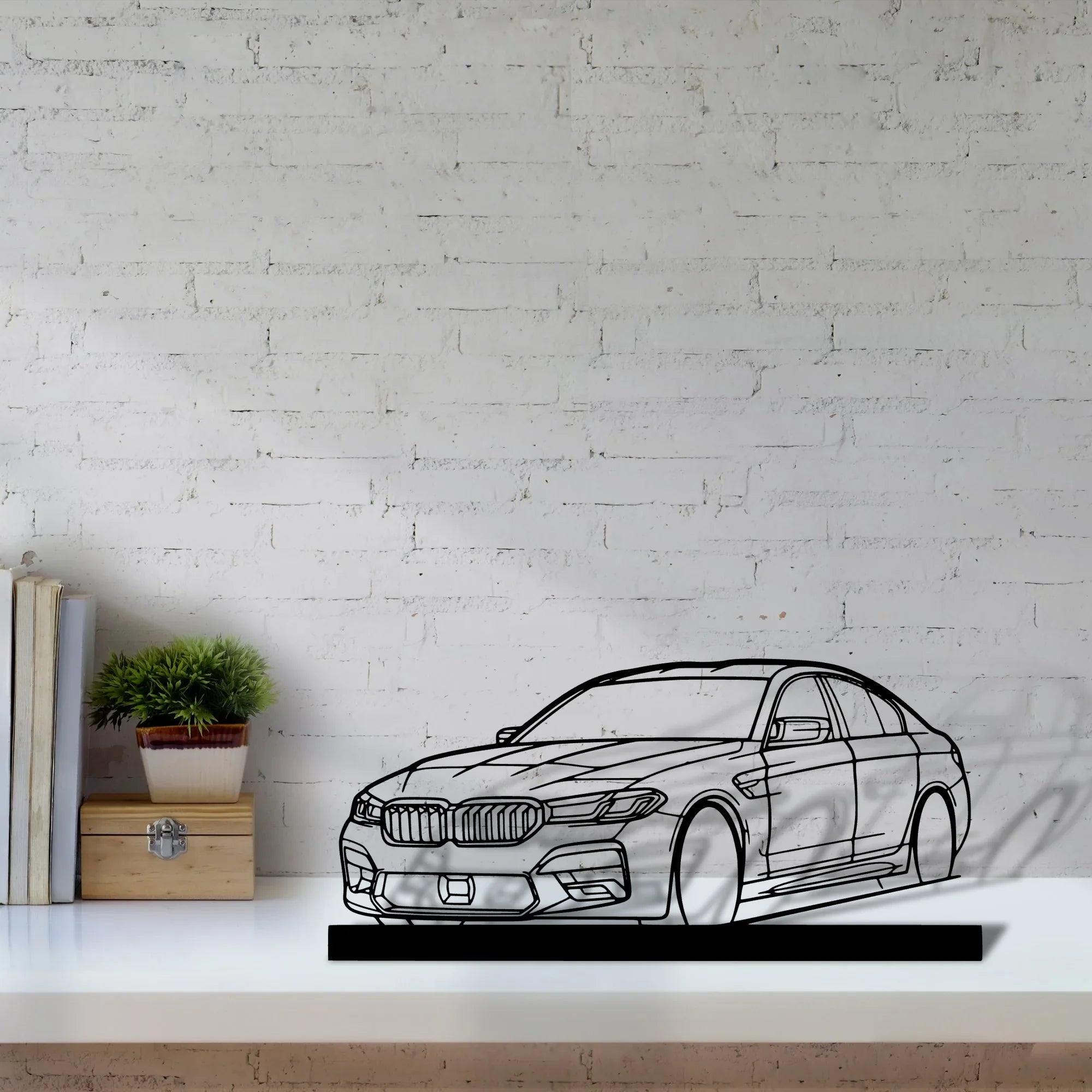 m5-comp-2023 Silhouette Metal Art Stand - Turbo Silhouette
