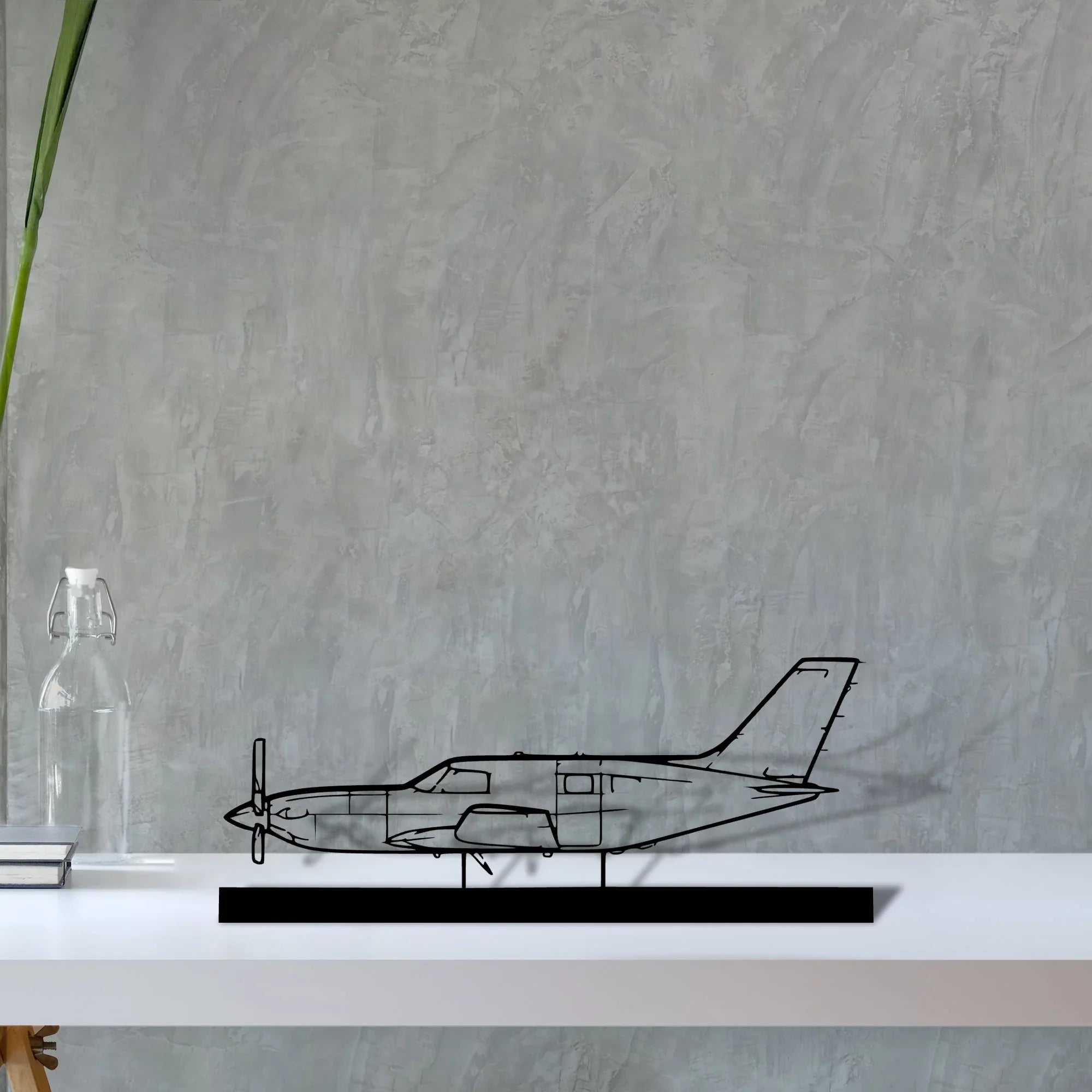 m500-meridian-2 Silhouette Metal Art Stand - Turbo Silhouette