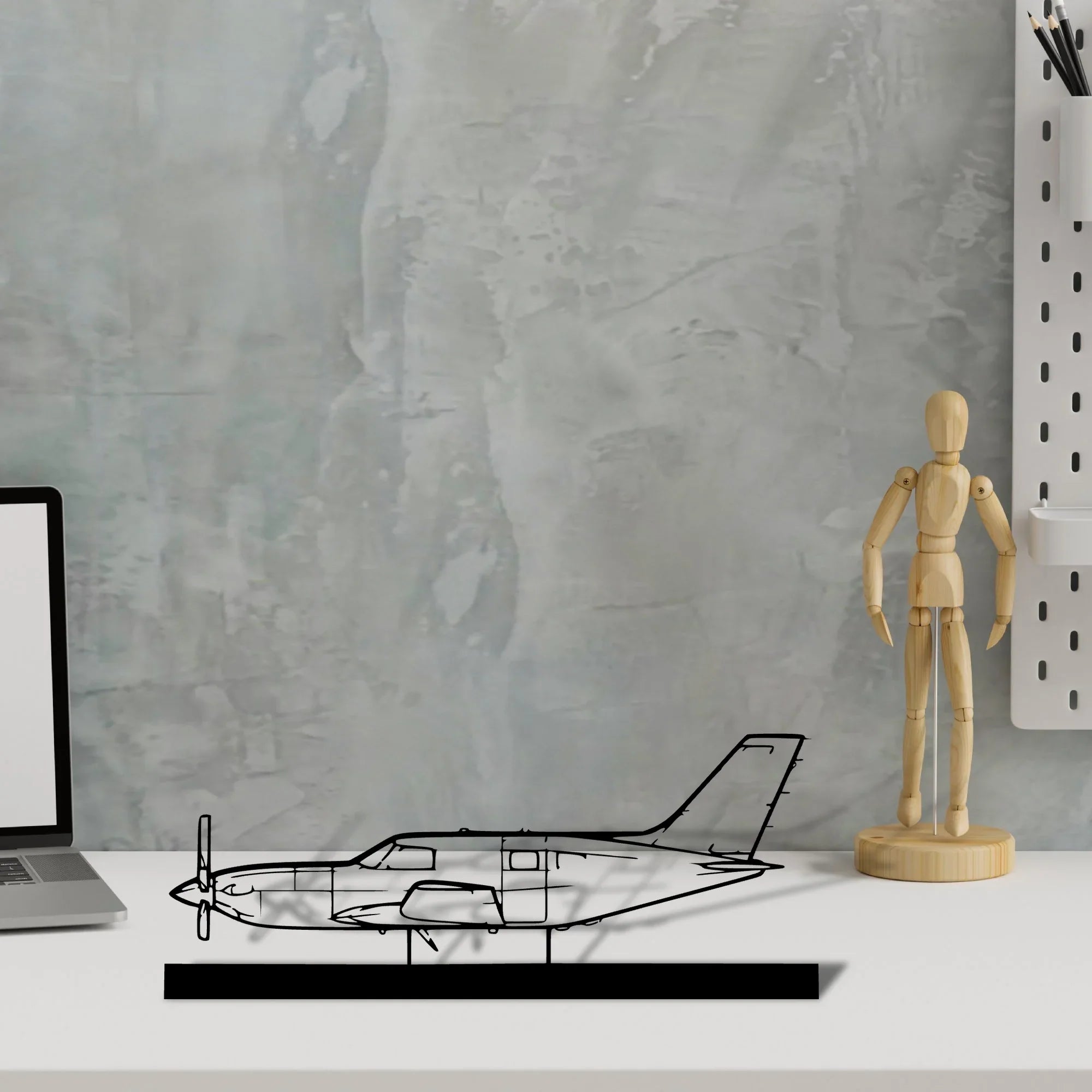 m500-meridian-2 Silhouette Metal Art Stand - Turbo Silhouette