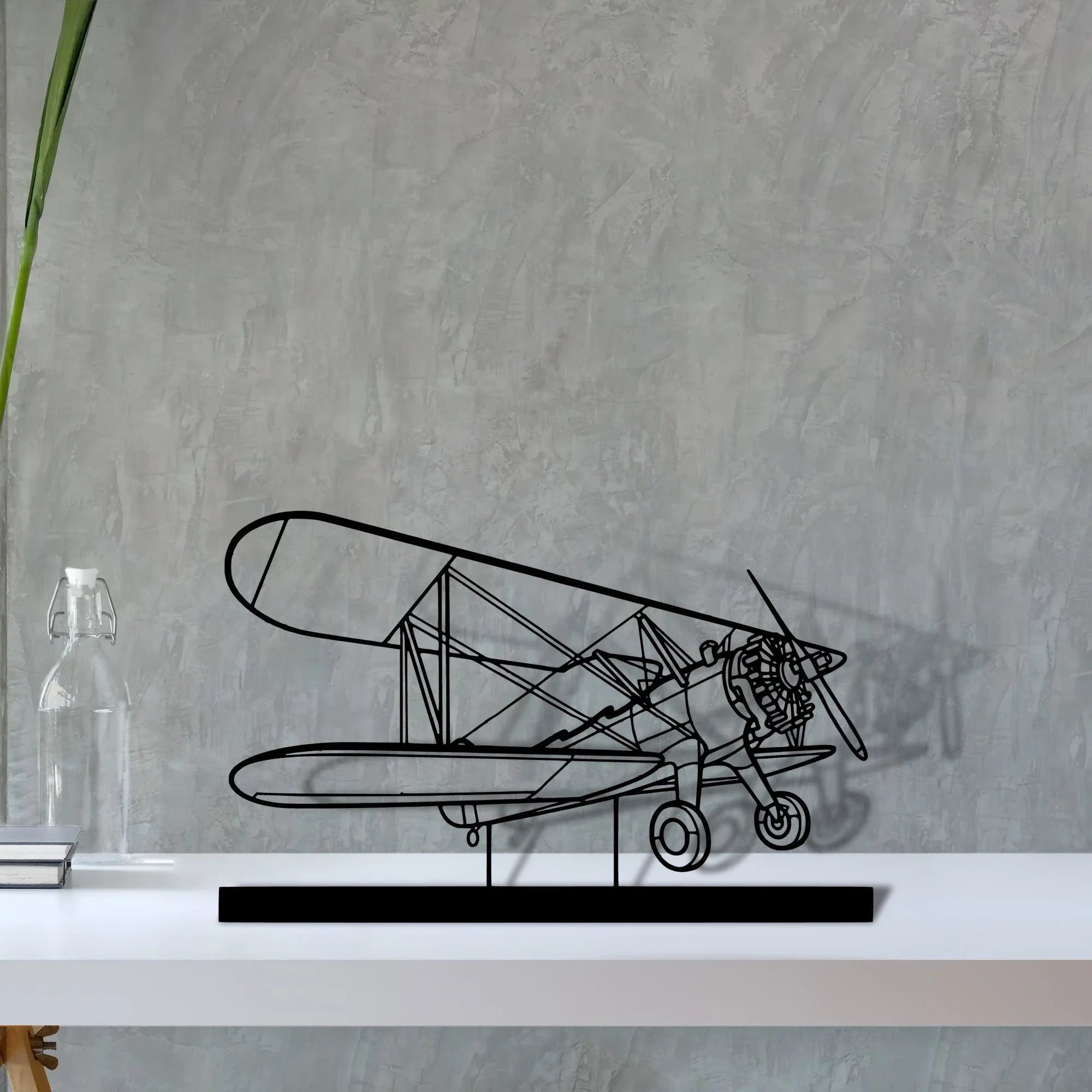 model-75-2 Silhouette Metal Art Stand - Turbo Silhouette