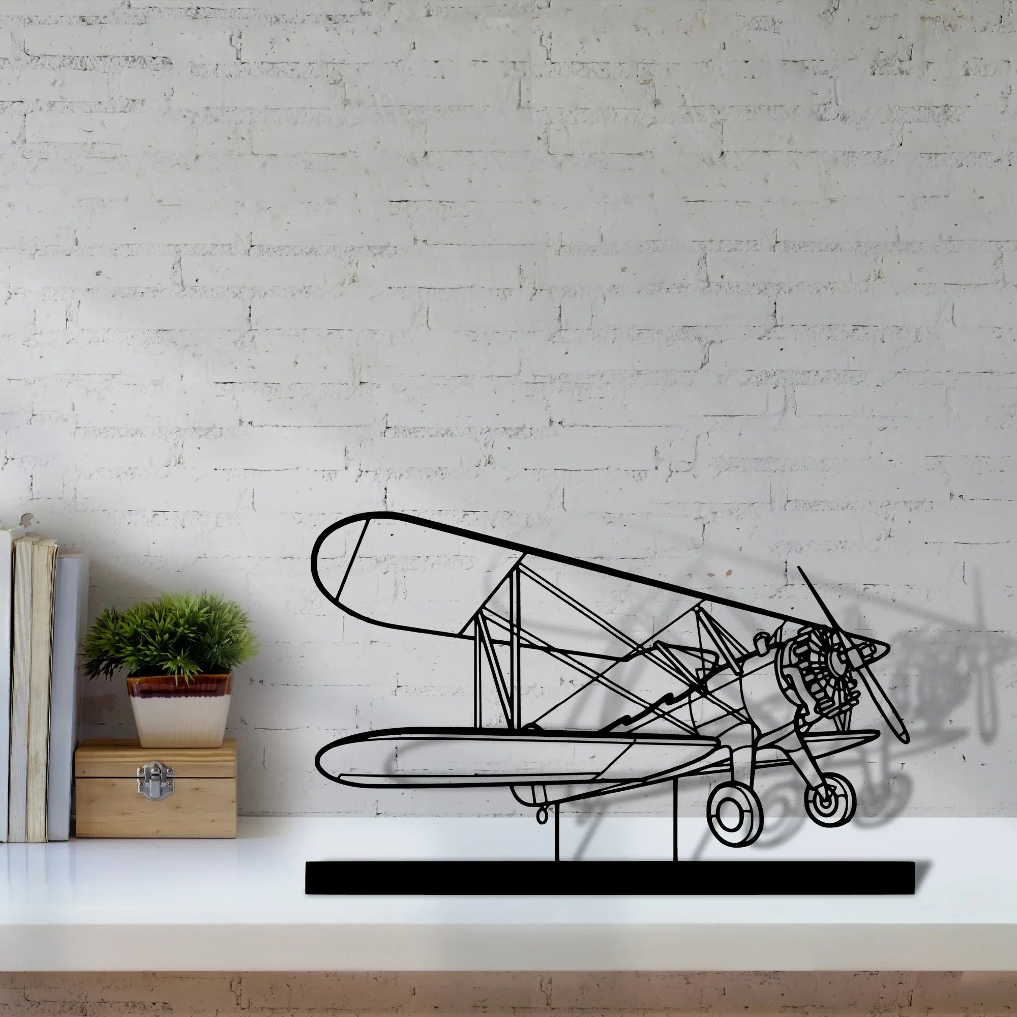 model-75-2 Silhouette Metal Art Stand - Turbo Silhouette