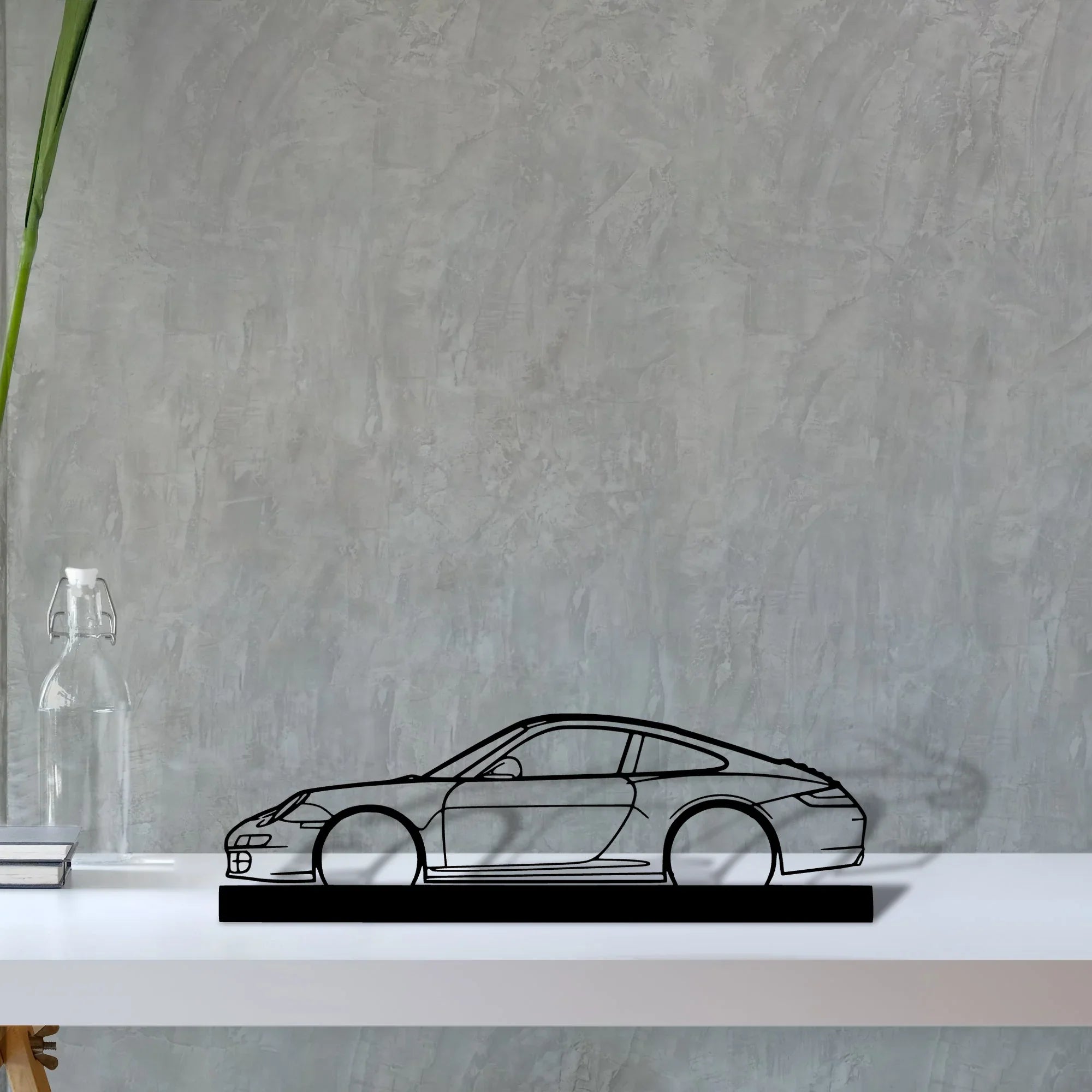 p-generation-6 Silhouette Metal Art Stand - Turbo Silhouette
