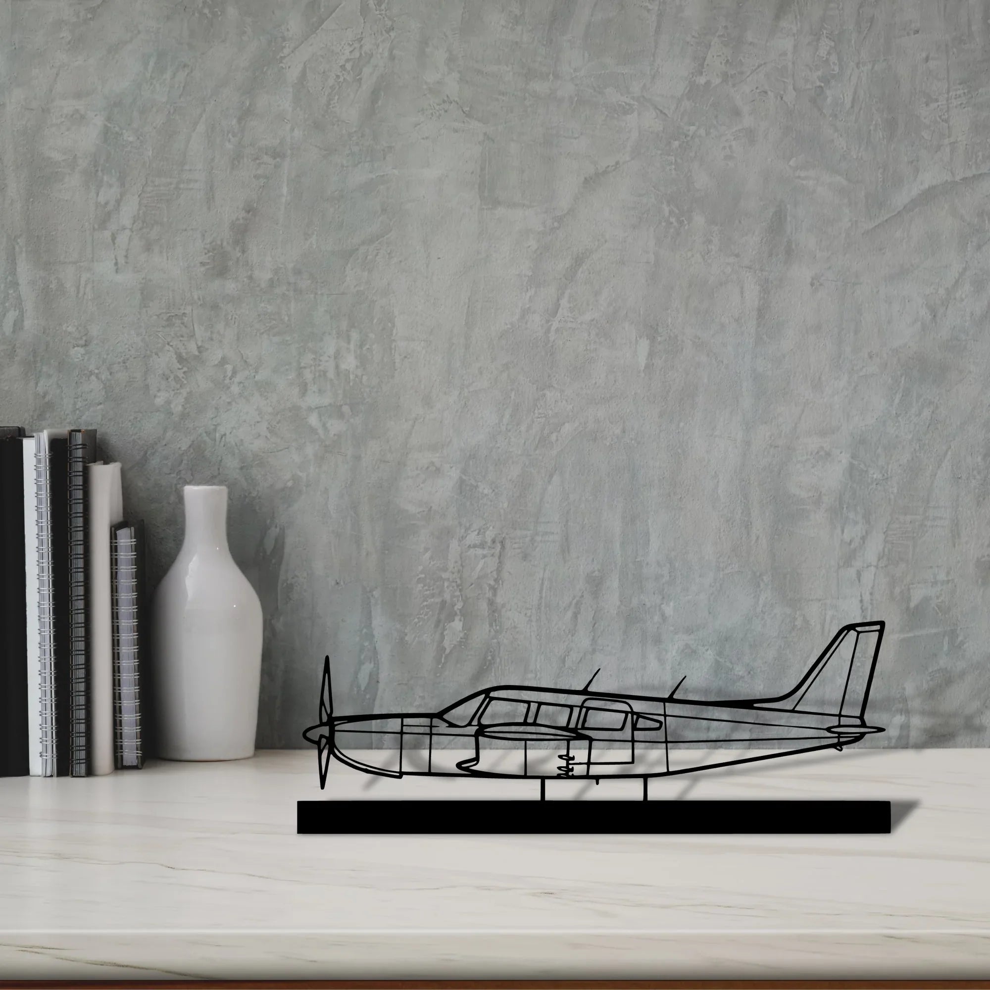pa32r-301-3 Silhouette Metal Art Stand - Turbo Silhouette