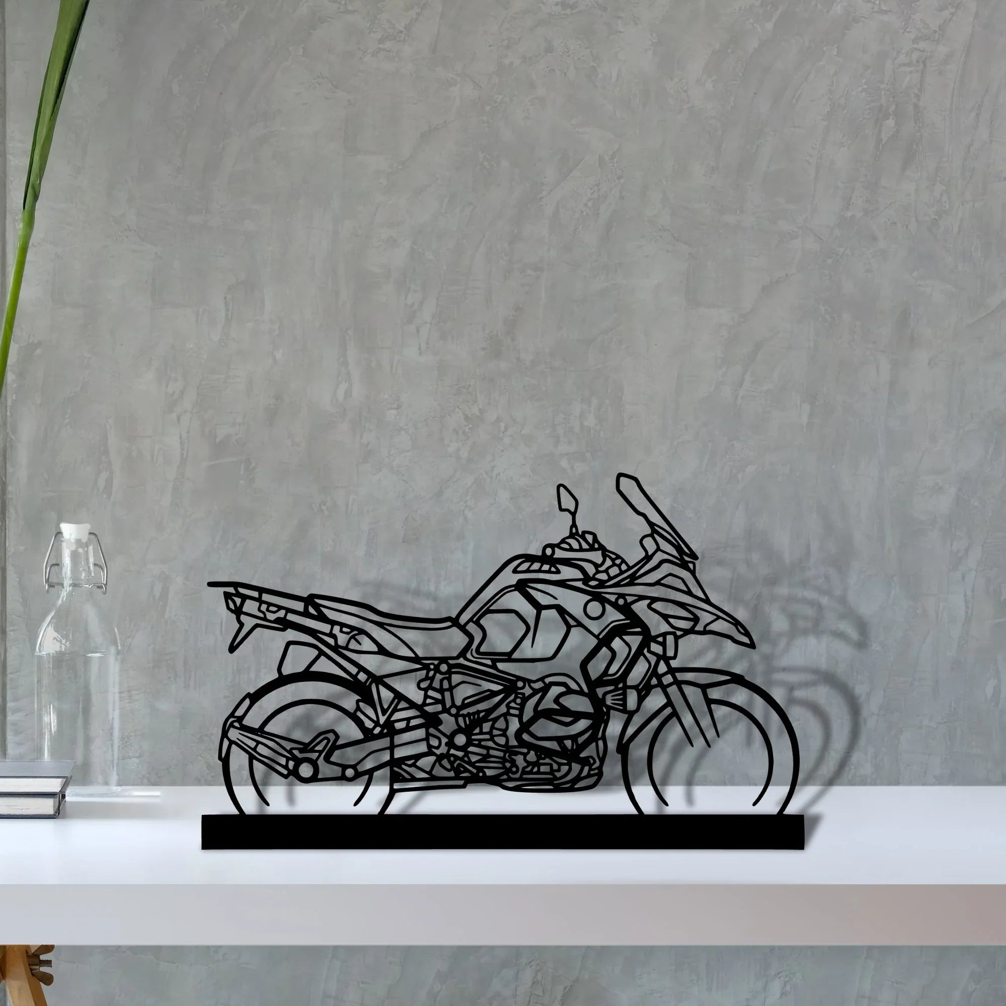 r1250-gsa Silhouette Metal Art Stand - Turbo Silhouette