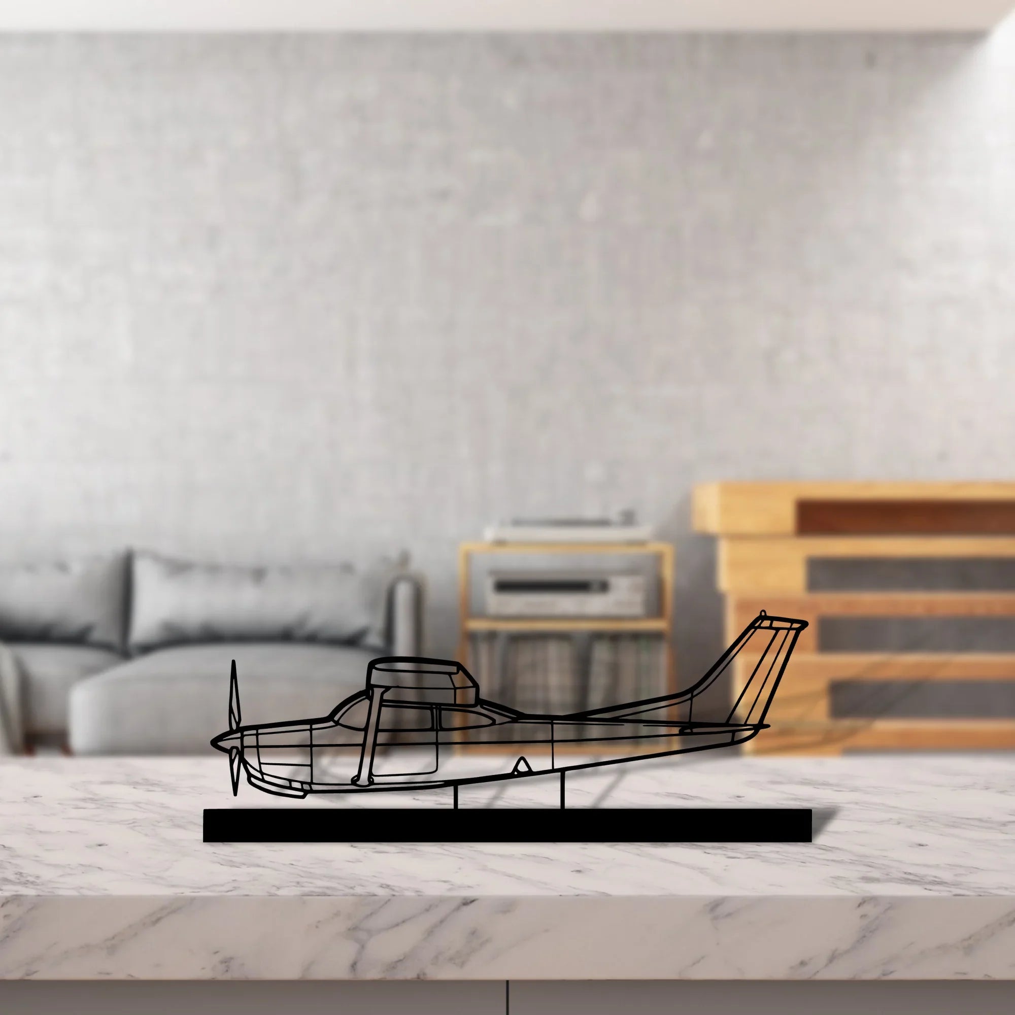 r182-2 Silhouette Metal Art Stand - Turbo Silhouette
