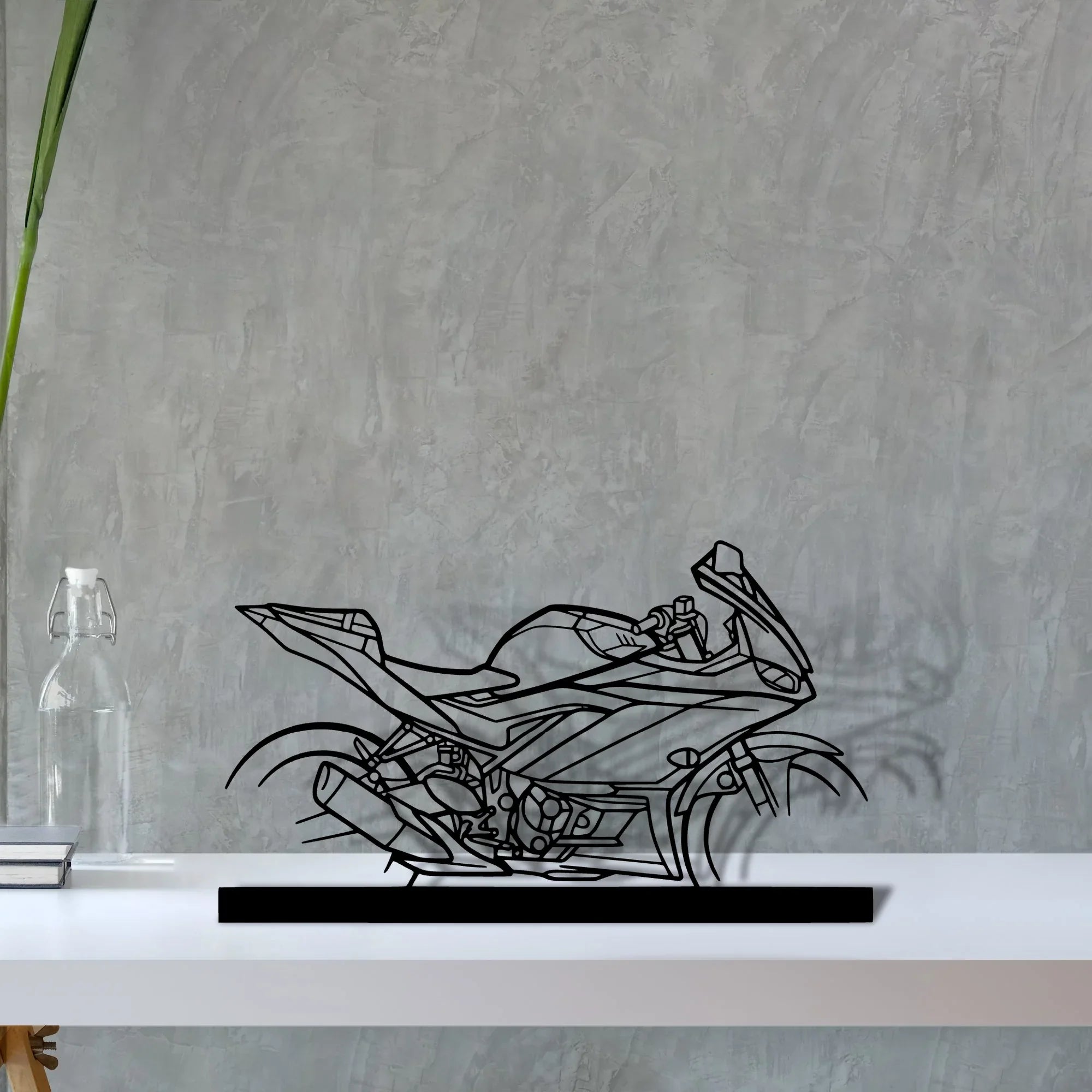 r3-rock Silhouette Metal Art Stand - Turbo Silhouette
