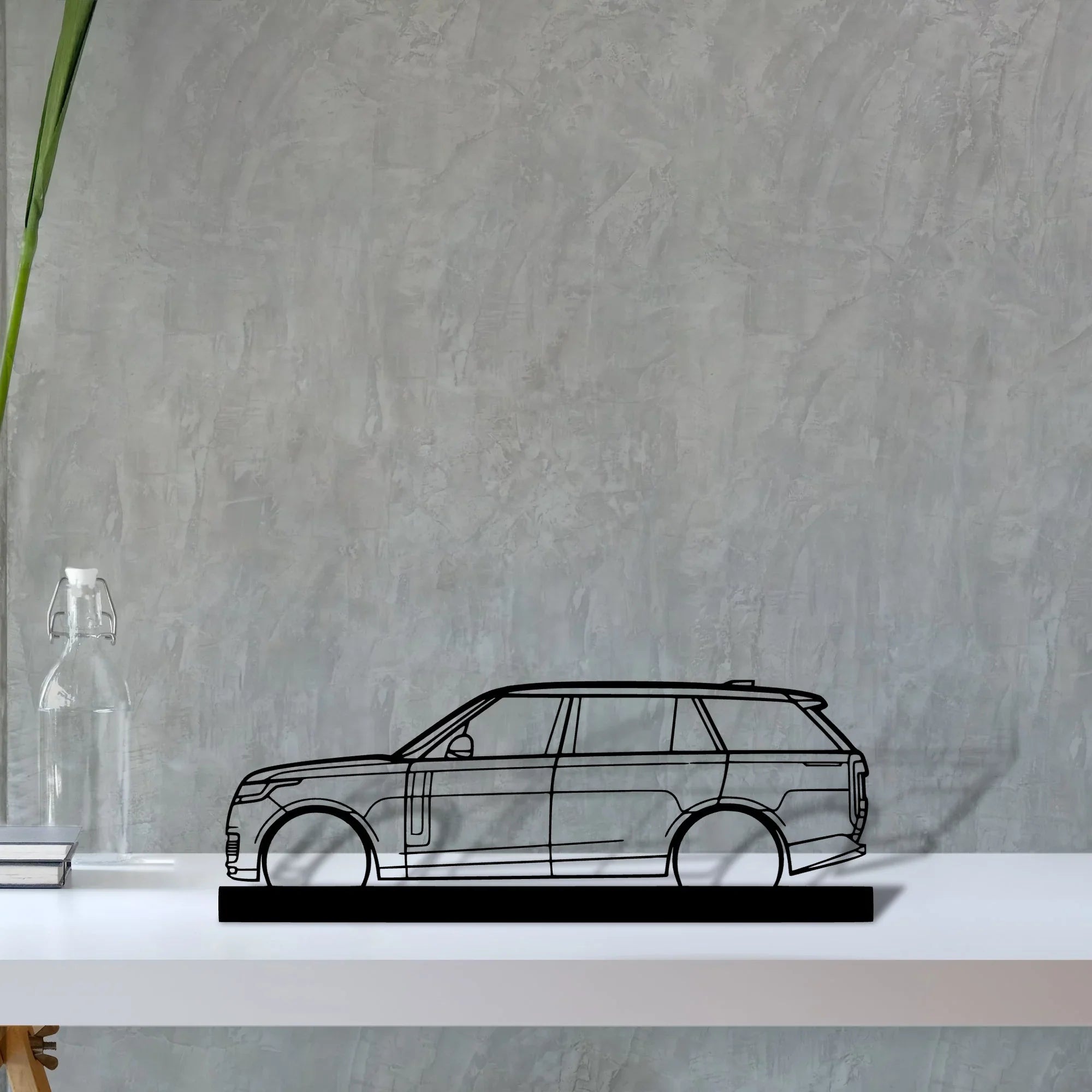 range-rover-2023 Silhouette Metal Art Stand - Turbo Silhouette