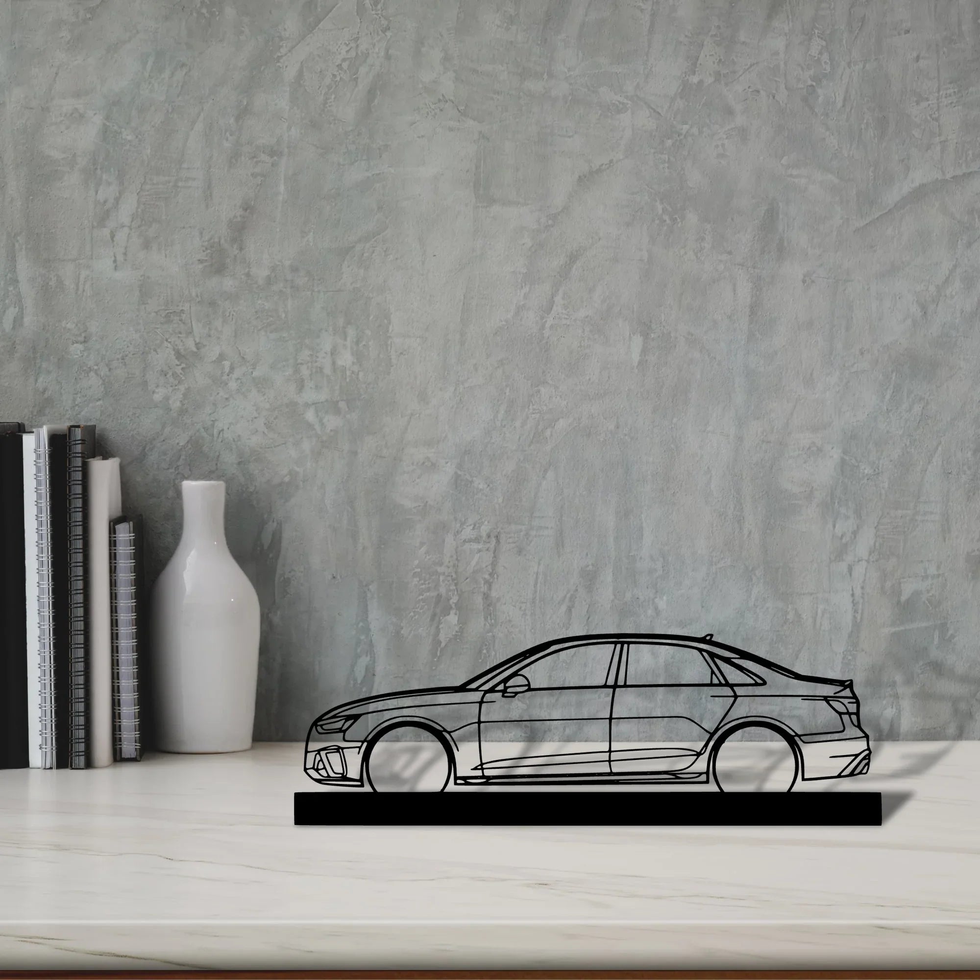 s4-2021 Silhouette Metal Art Stand - Turbo Silhouette