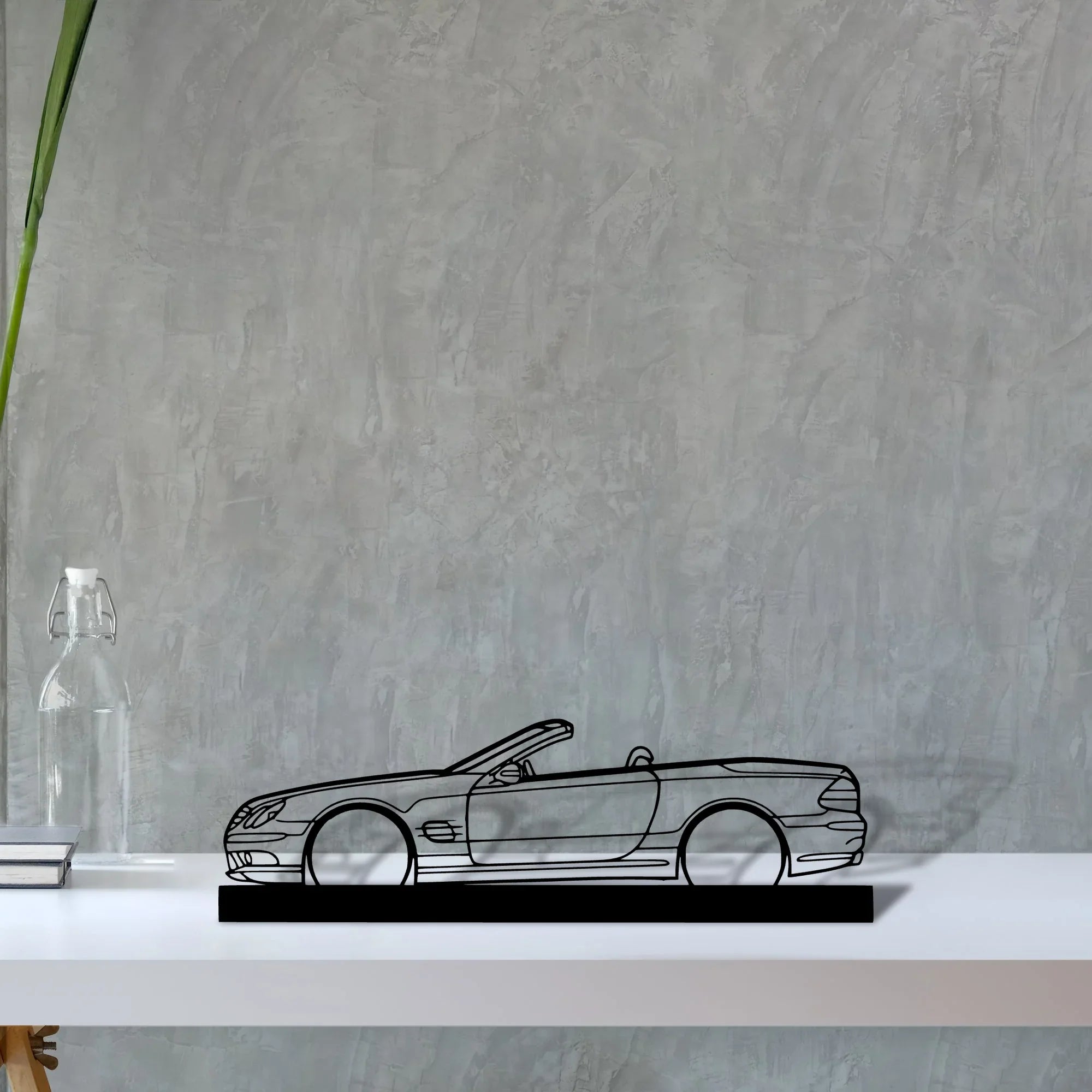 sl55-r230 Silhouette Metal Art Stand - Turbo Silhouette