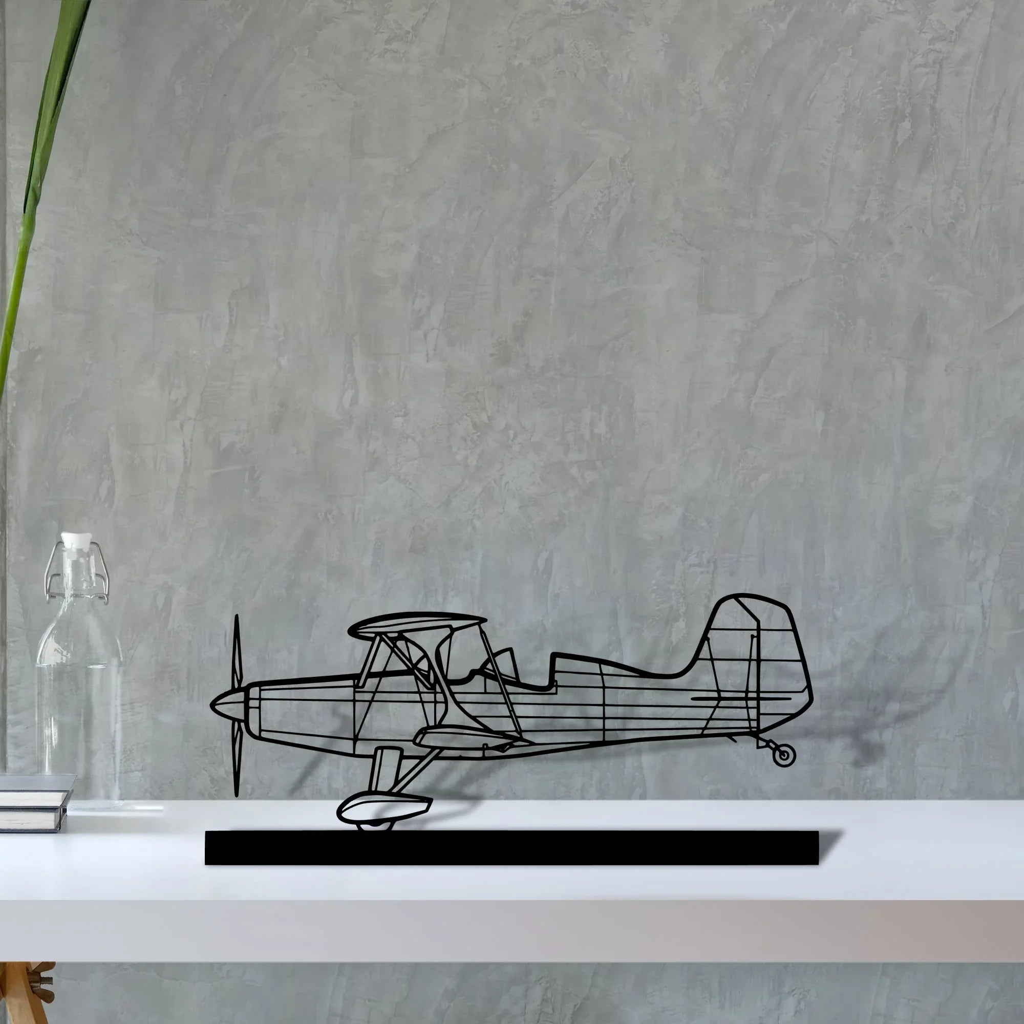 starduster-too Silhouette Metal Art Stand - Turbo Silhouette