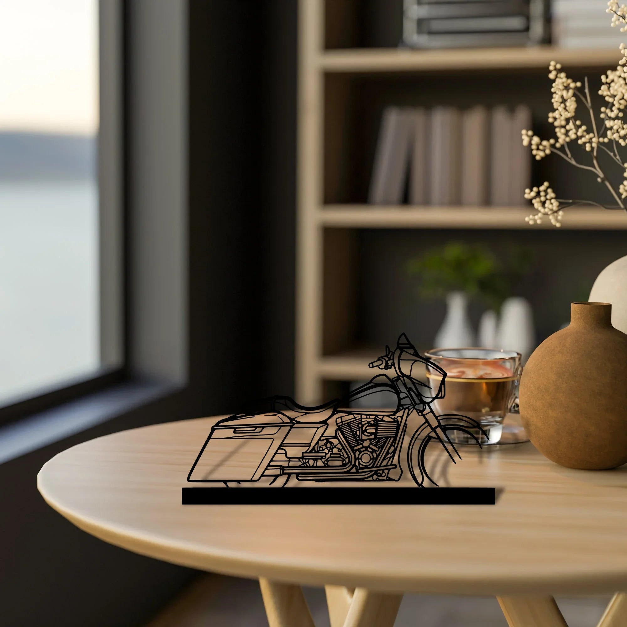 street-glide-2014-2 Silhouette Metal Art Stand - Turbo Silhouette