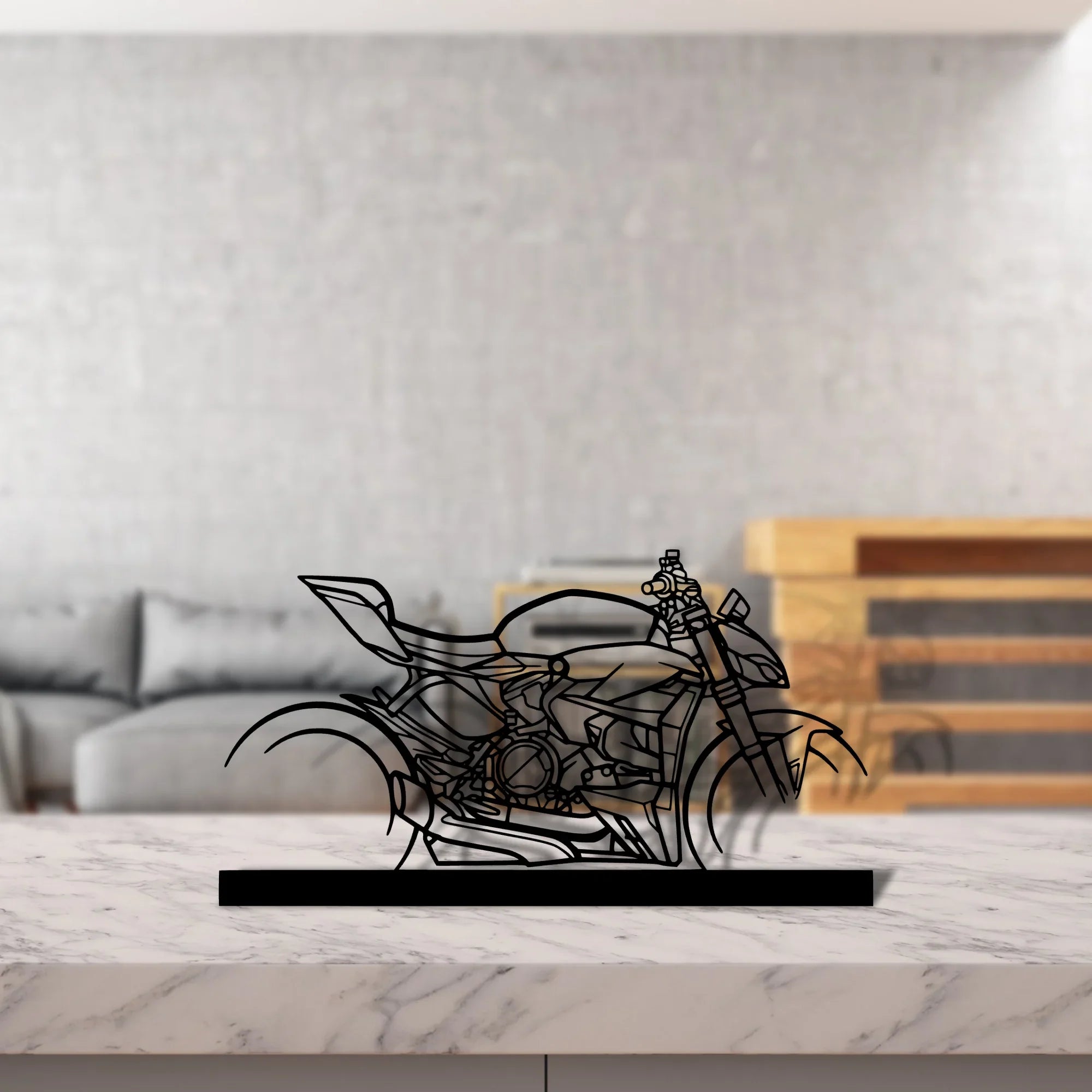 streetfighter-v2-2023 Silhouette Metal Art Stand - Turbo Silhouette