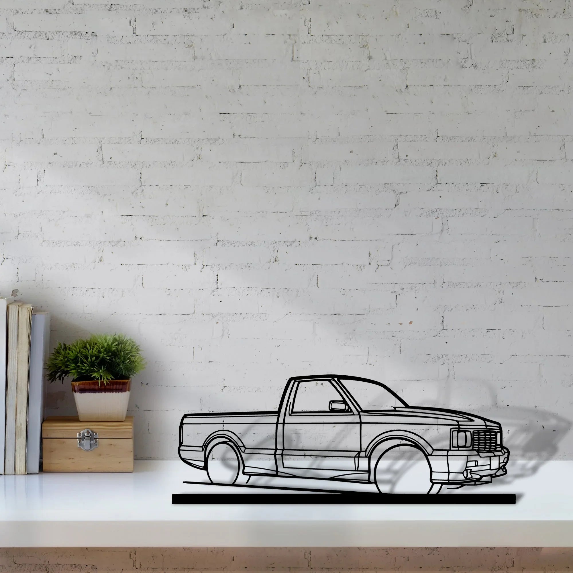 syc-1991 Silhouette Metal Art Stand - Turbo Silhouette